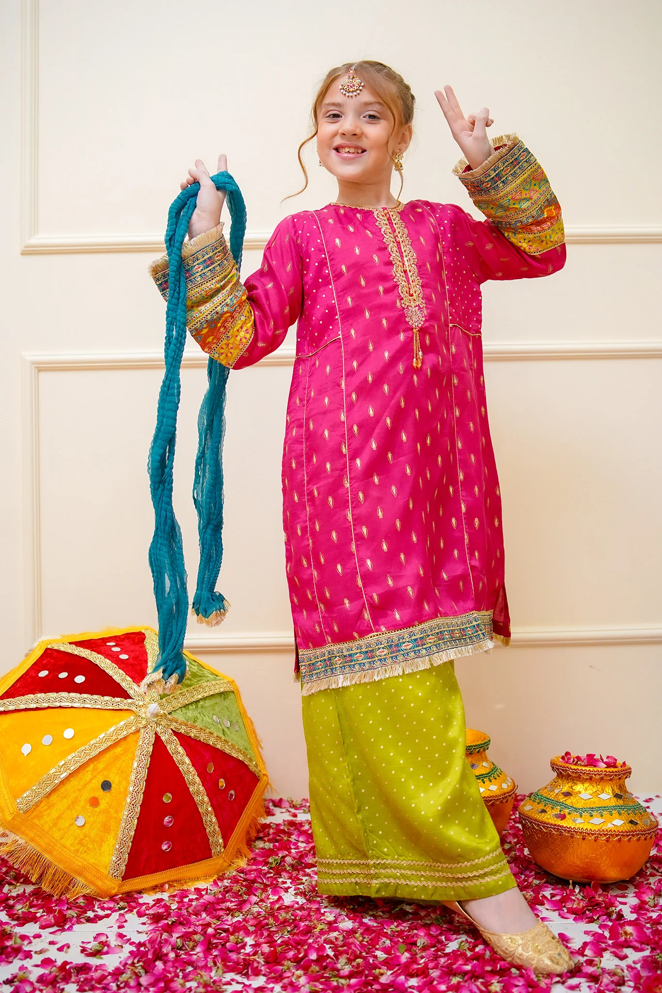 Sangeet By Shanzey Stitched 3 Piece Bari Eid Edit Suit-SHK-4501 - Image 2