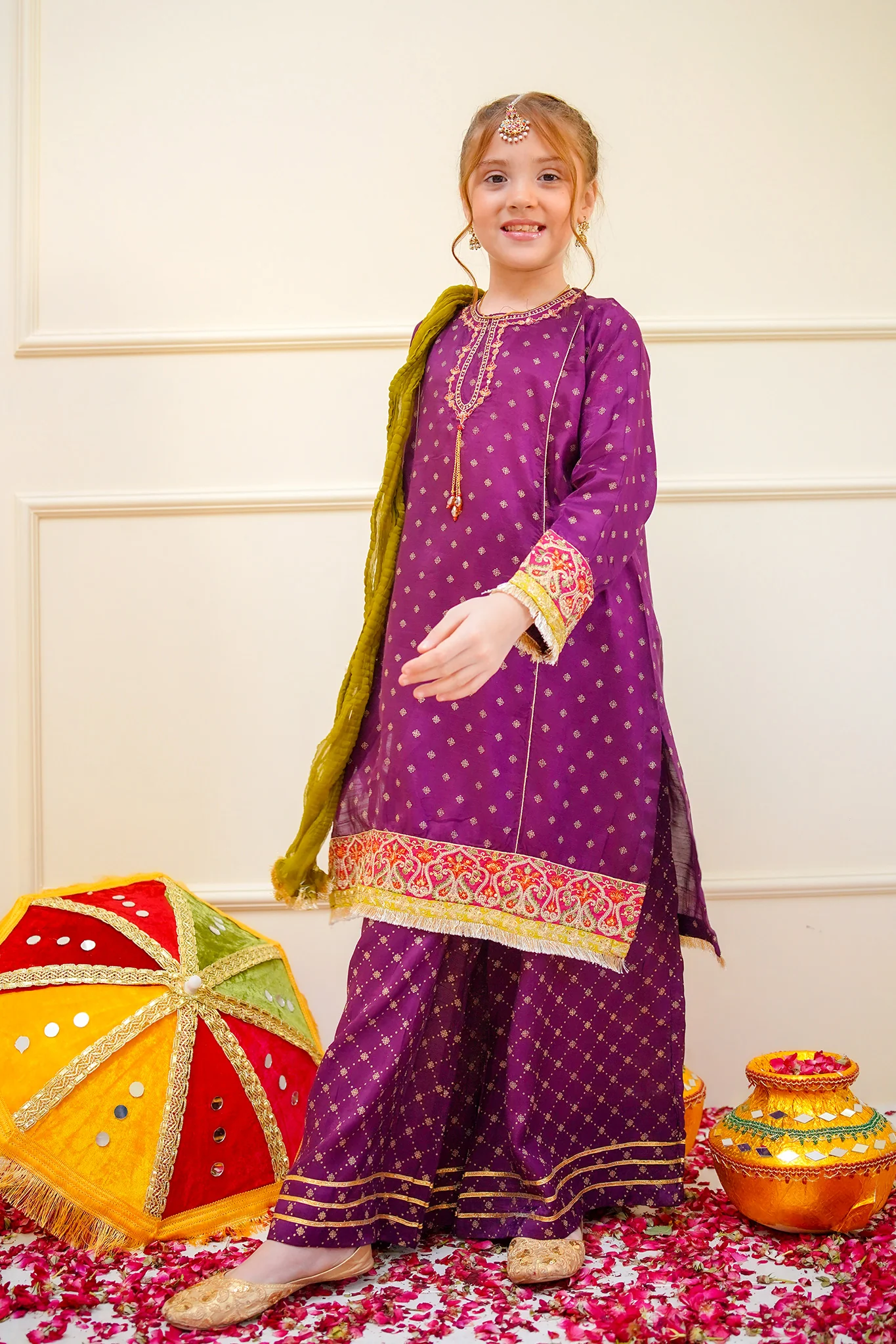 Sangeet By Shanzey Stitched 3 Piece Bari Eid Edit Suit-SHK-4503 - Image 4