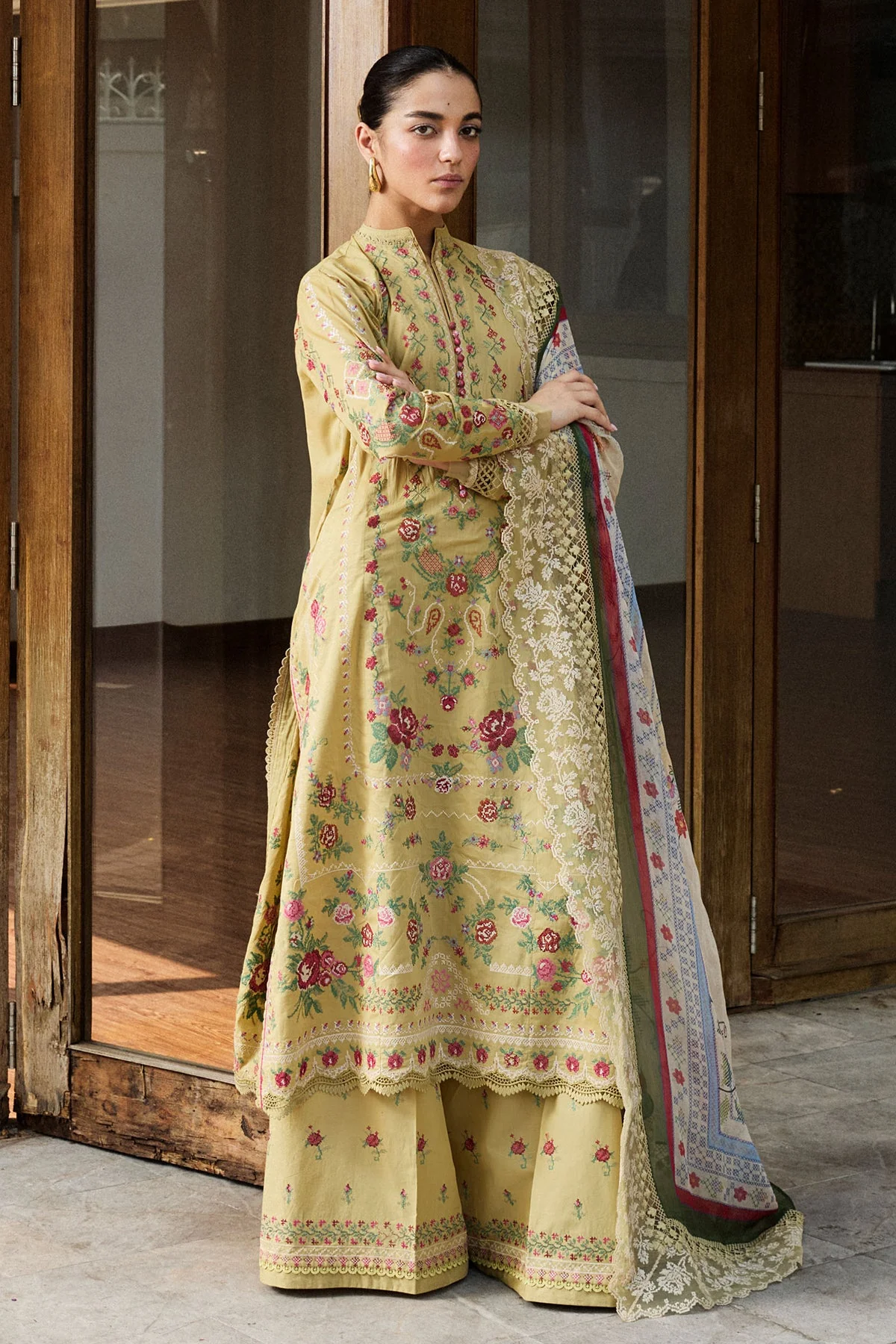 Satori By Zara Shah Jahan Unstitched 3 Piece Luxury Summer Collection-07-B-Hikari - Image 3