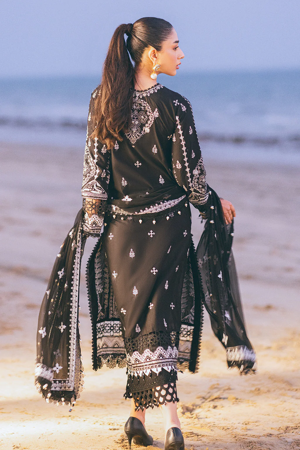 Zarposh Unstitched 3 Piece Summer Collection-Sawika - Image 2