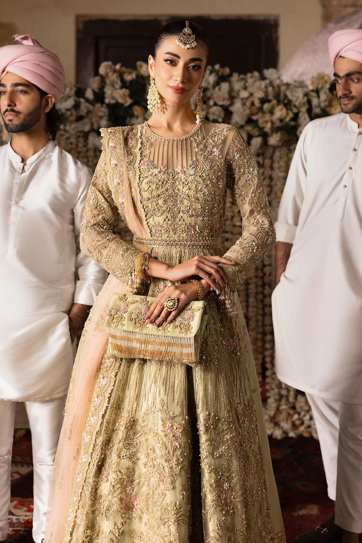 Jashn By Imrozia Serene Unstitched 3 Piece Bridal Suit-SB-39 Rekhta - Image 4