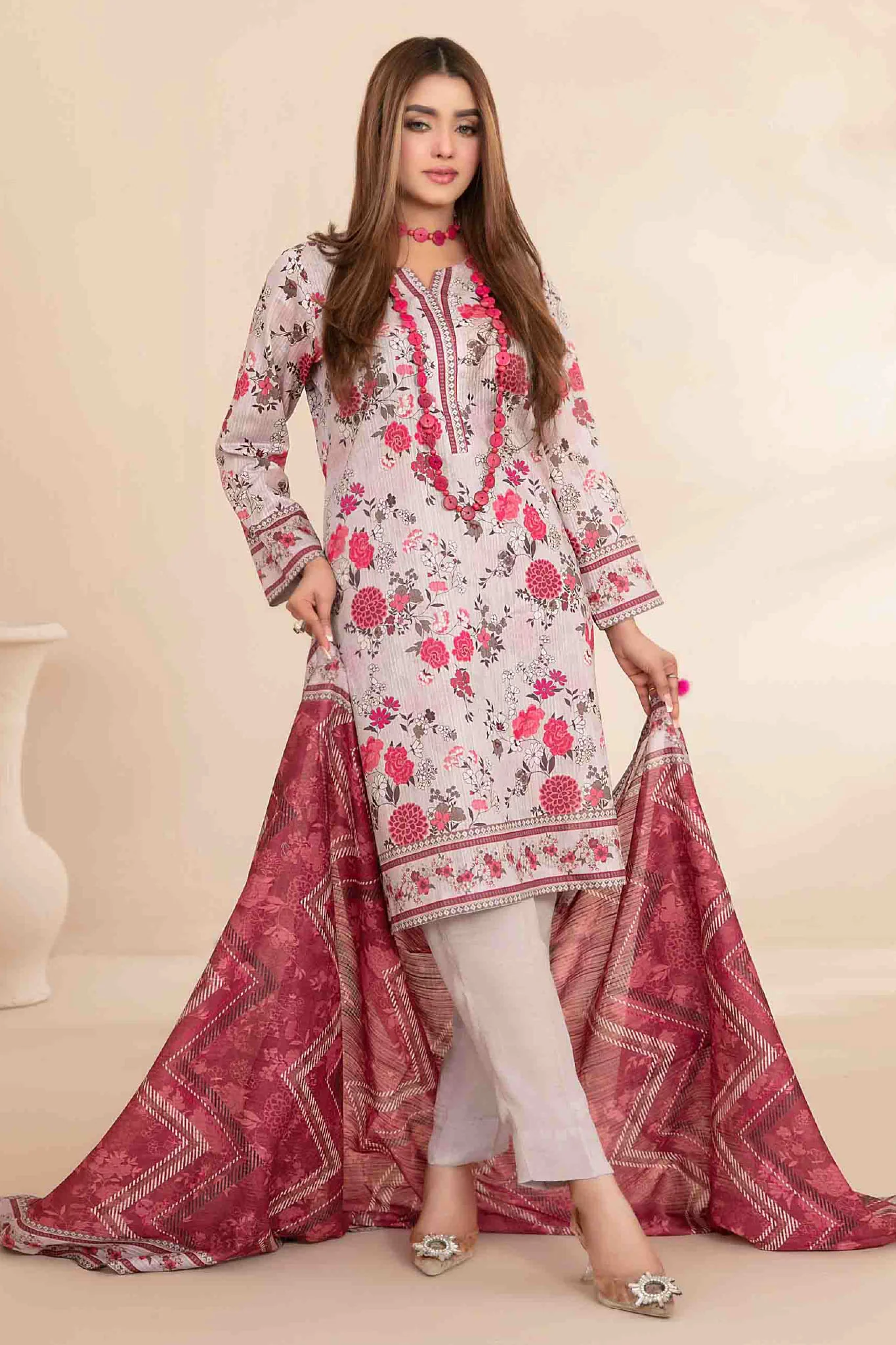 Sejal By Tawakkal Unstitched 3 Piece Digital Print Slub Lawn Collection-D-1280