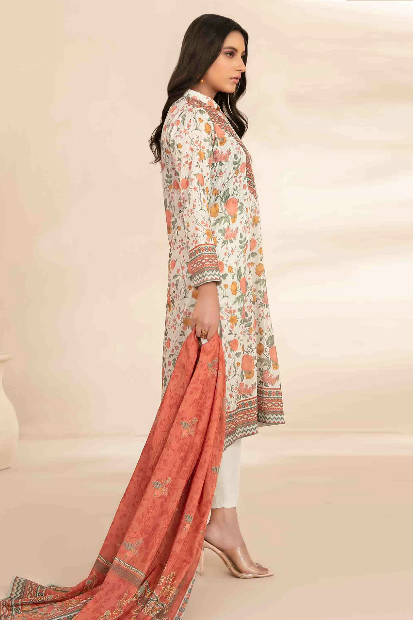 Sejal By Tawakkal Unstitched 3 Piece Digital Print Slub Lawn Collection-D-1282 - Image 3