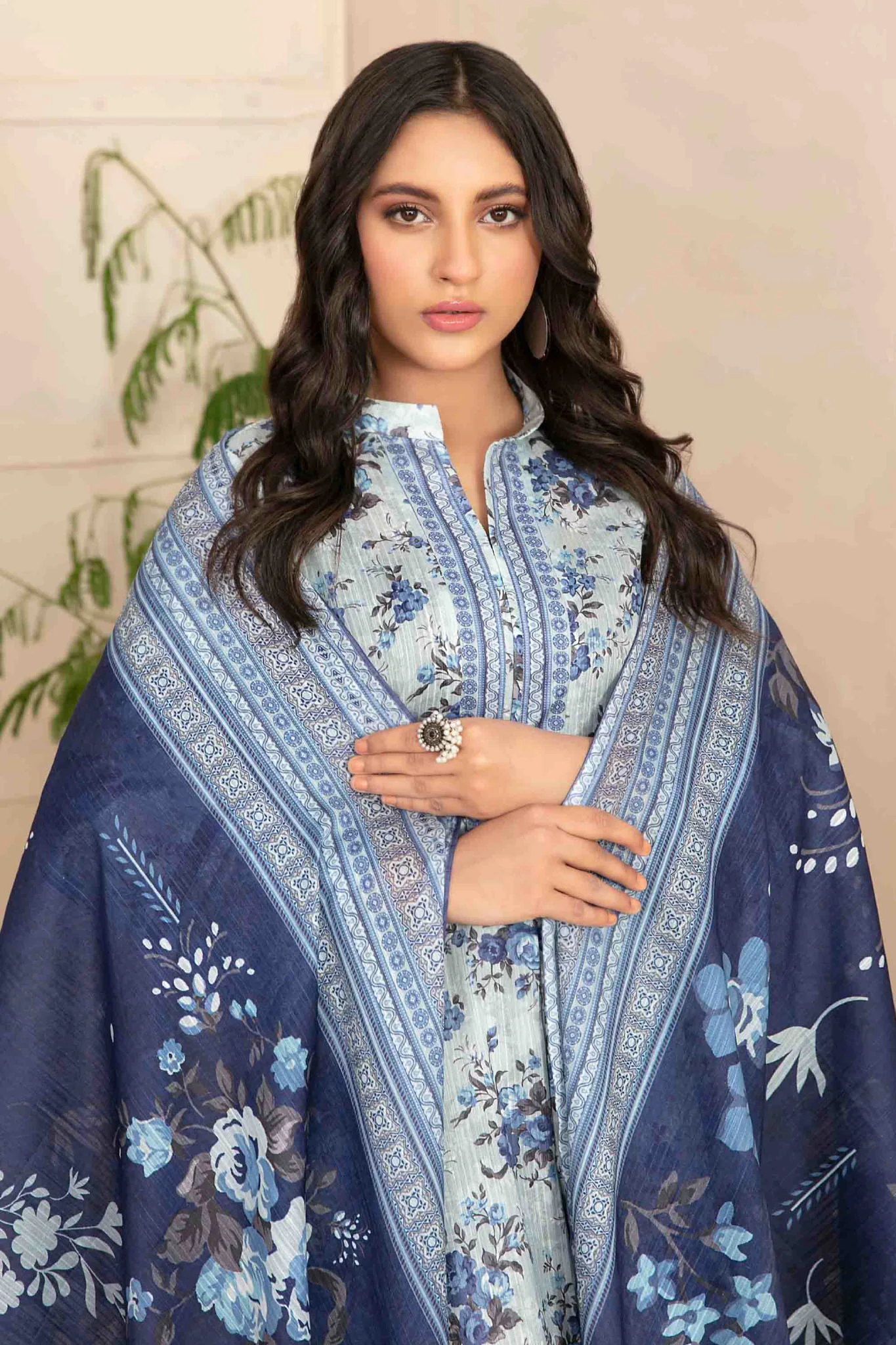Sejal By Tawakkal Unstitched 3 Piece Digital Print Slub Lawn Collection-D-1285 - Image 2