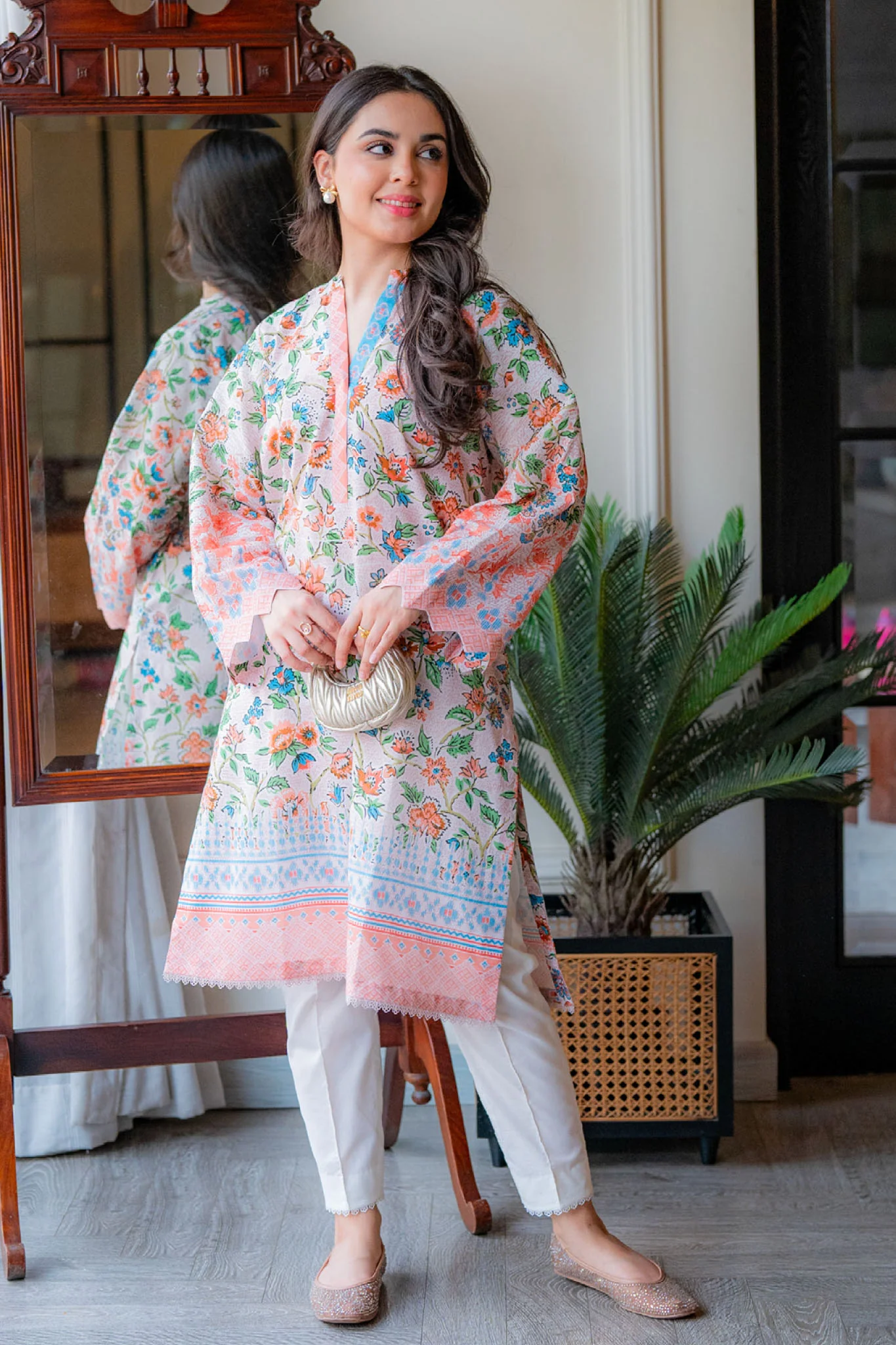 Selene By Sahar Unstitched 1 Piece Printed Lawn Vol-02 Suit-SL-25-V1-04