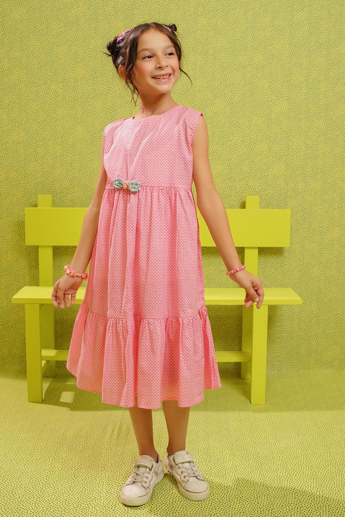 Ochre Clothing Cotton Printed Dress - Image 4