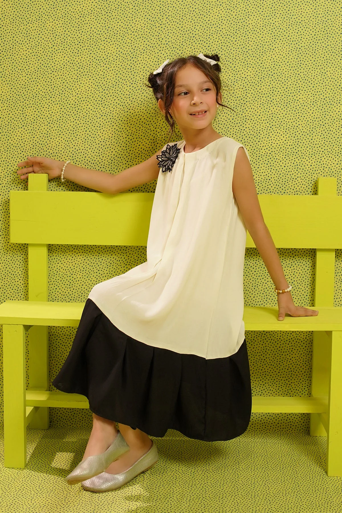 Ochre Clothing Cotton Crepe Dress - Image 2