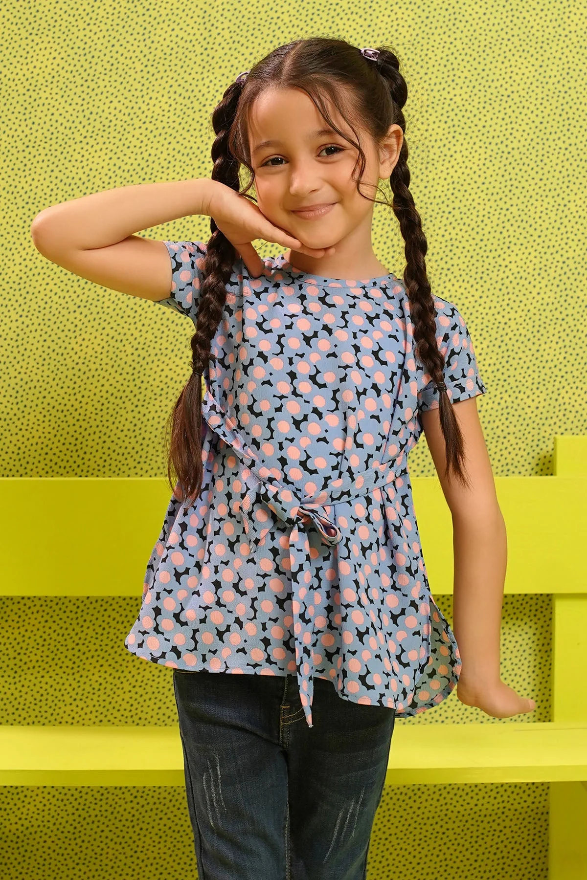 Ochre Clothing Printed Georgette Top - Image 2