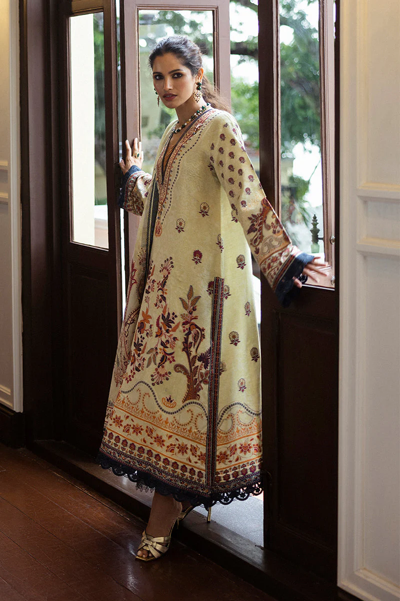 Seraph Hemline By Mushq Unstitched 3 Piece Jacquard Lawn Collection-HML-03-Letizia - Image 3