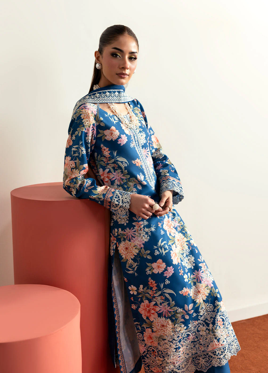 Gulaal Stitched 3 Piece Basic Lawn Suit-Serenade - Image 3