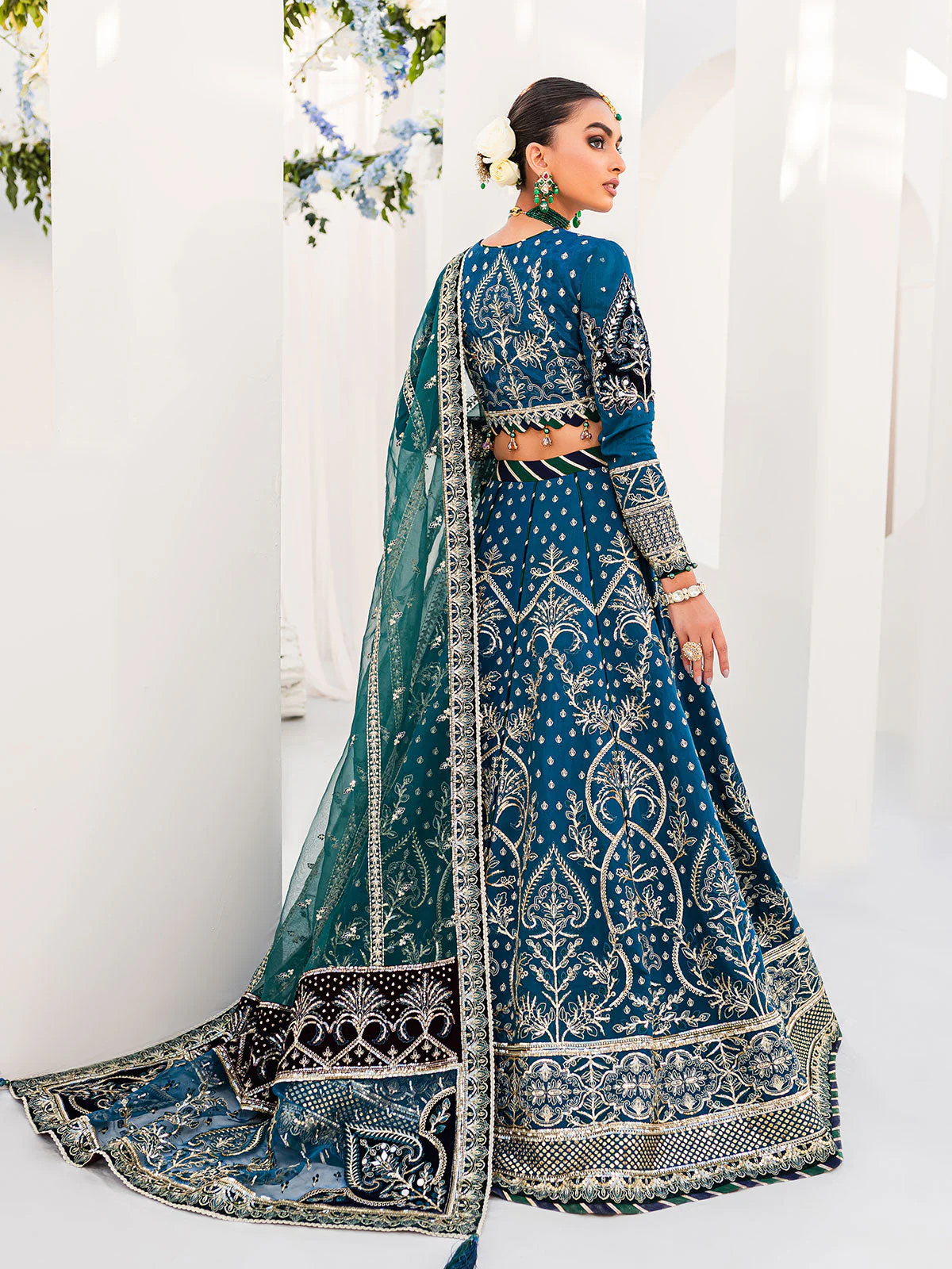 Gulaal Unstitched 3 Piece Wedding Vol-01 Suit-Shabnam 03 - 3 Piece - Image 2