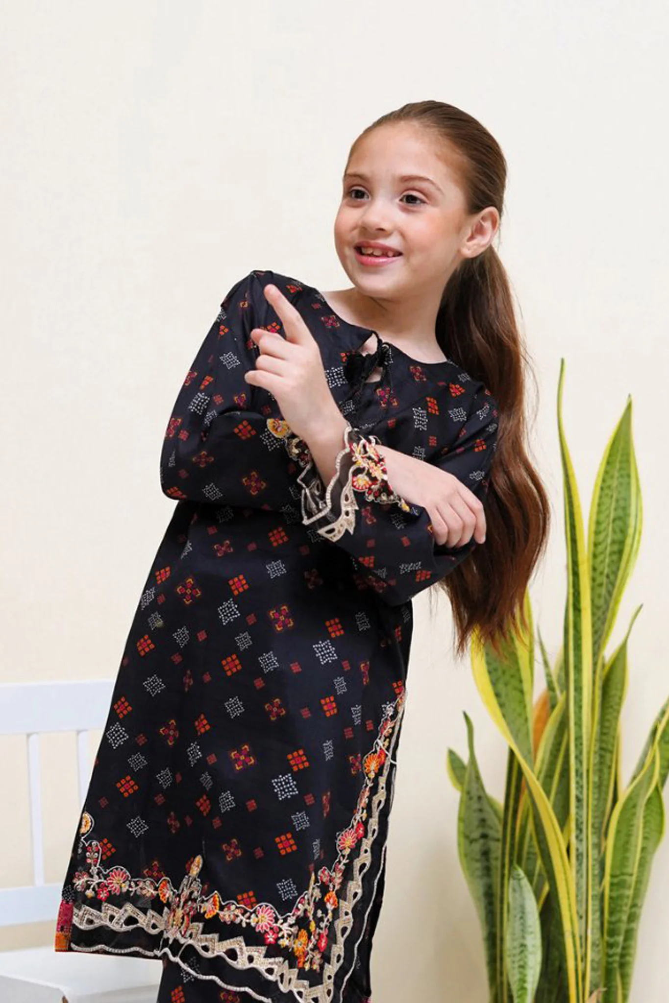 Shanzey Kids Stitched 2 Piece Co Ords Eid Lawn Suit-SHK-2705 - Image 2