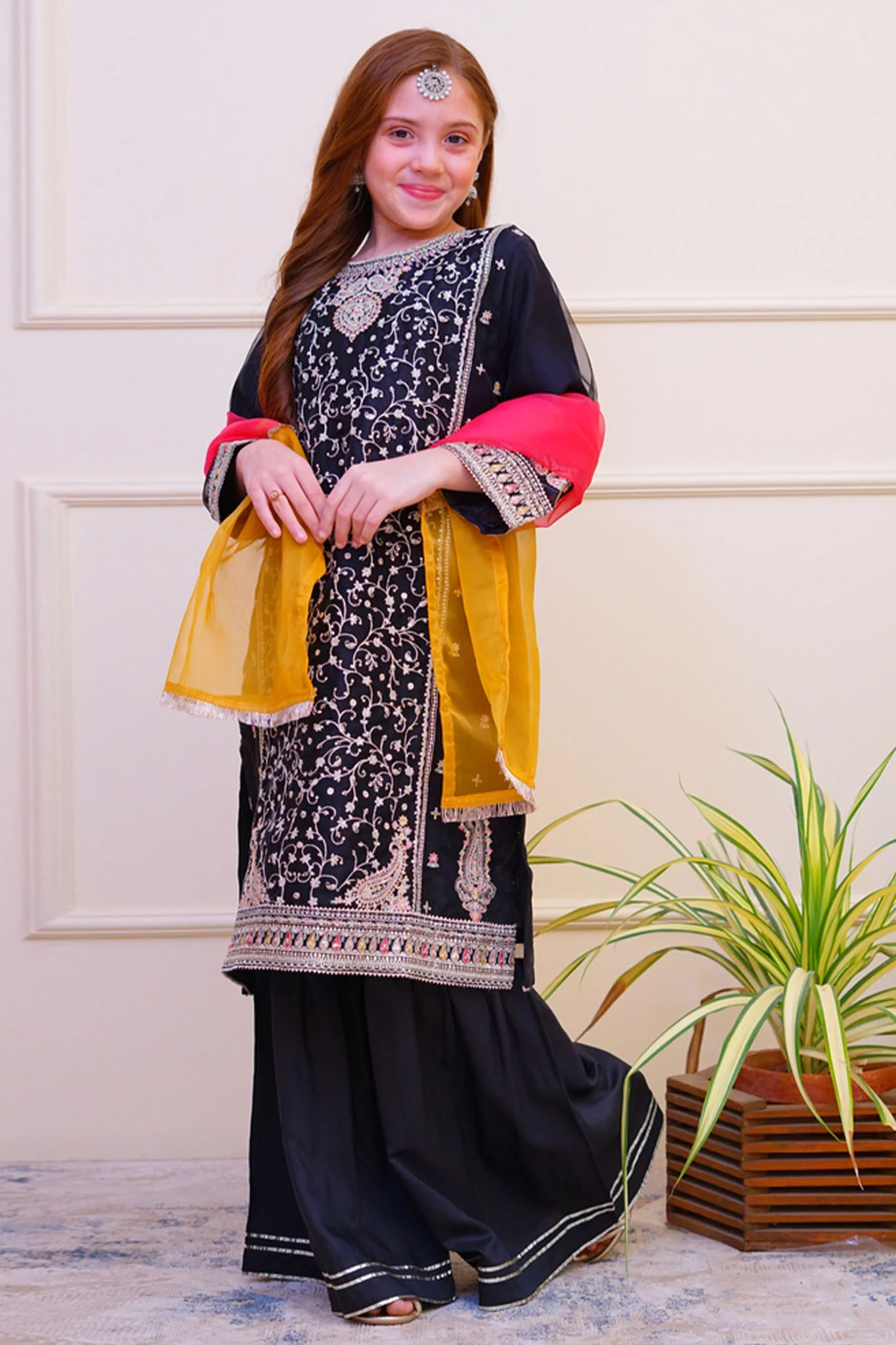 Raunaq E Eid By Shanzey Stitched 3 Piece Formal Edit Suit-SHK-5106 - Image 3