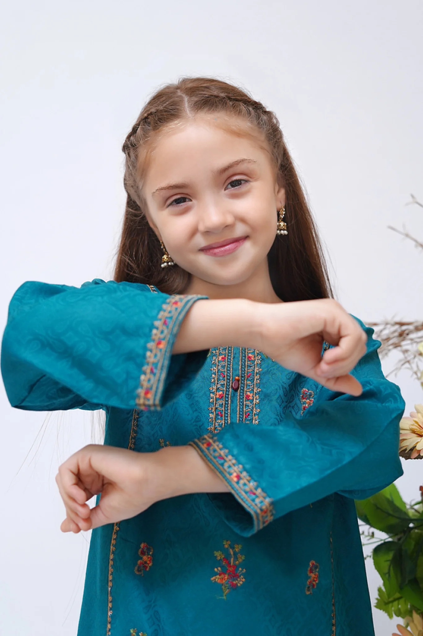 Shanzey Stitched Jacquard Kurti Vol-29 Suit-SHK-2904 - Image 5
