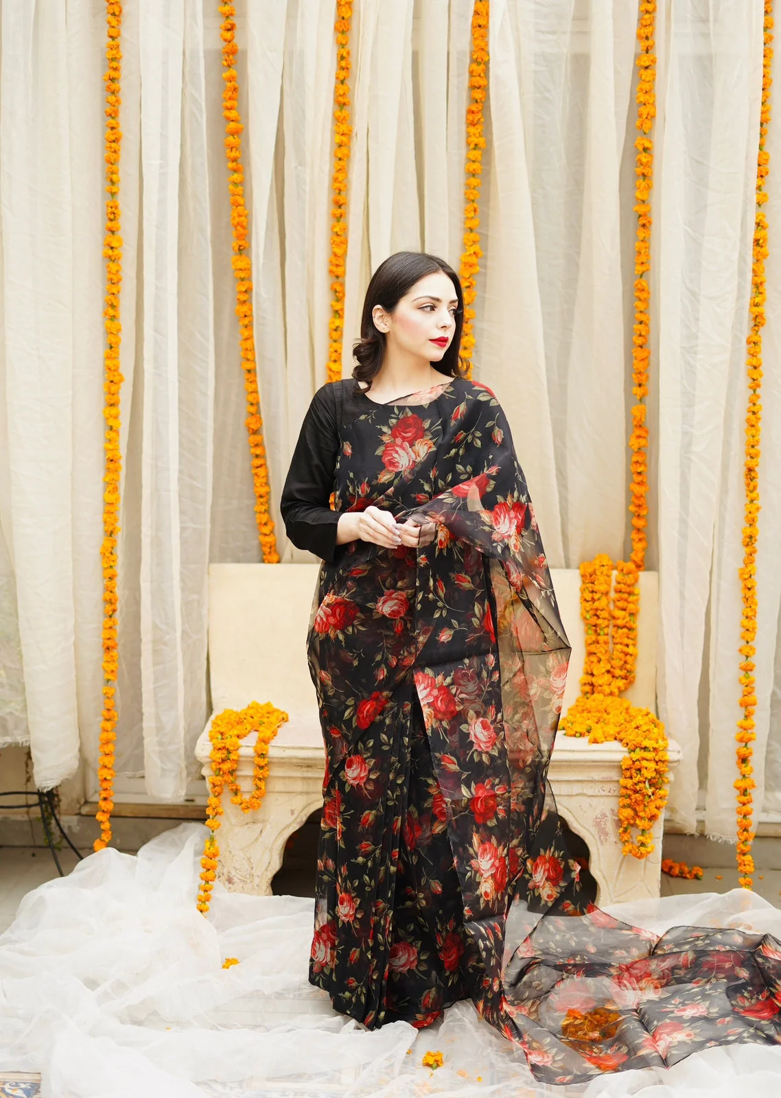 Pashma Khan Stitched Luxury Saree Suit-Shéher Bano
