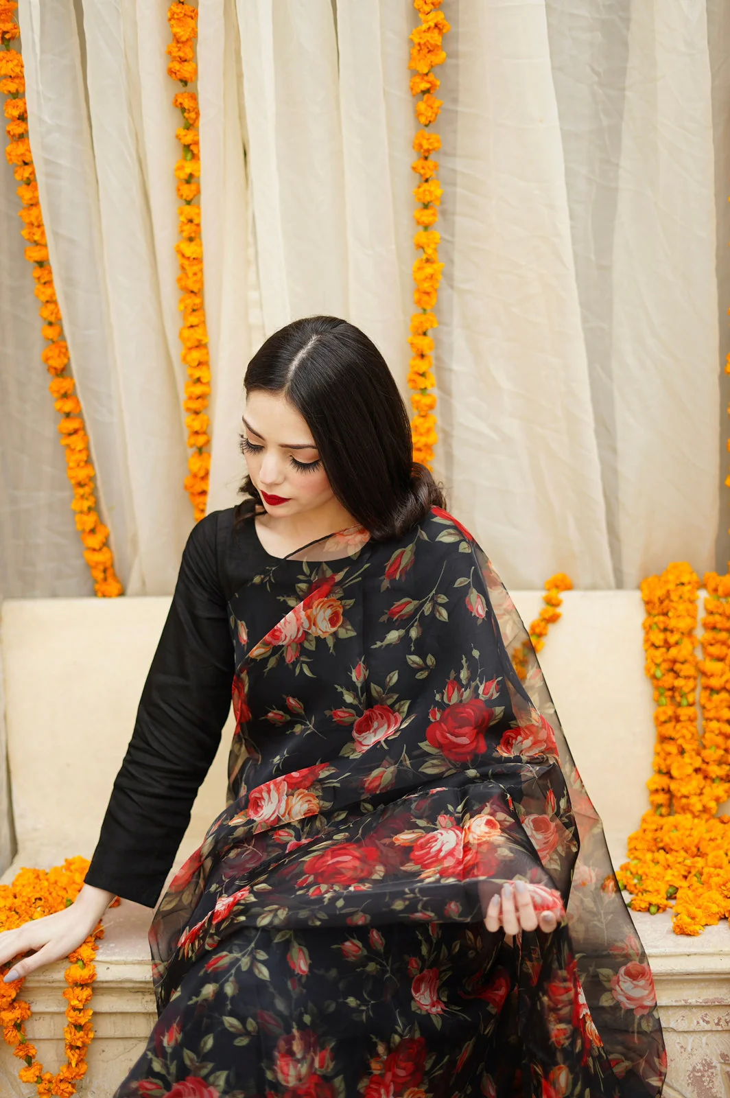 Pashma Khan Stitched Luxury Saree Suit-Shéher Bano - Image 5