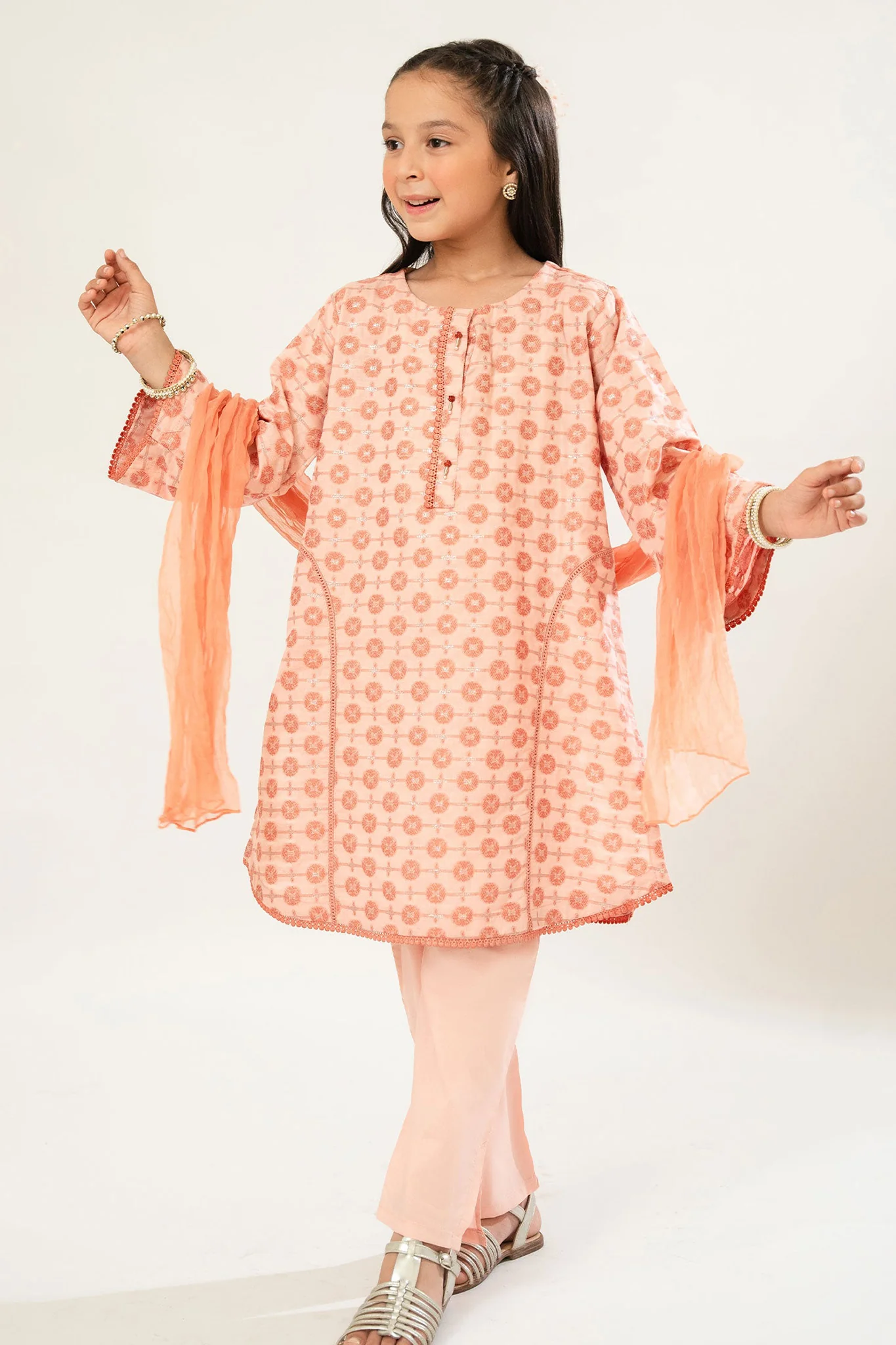 Shehzadiyan By Amna Khadija Stitched 3 Piece Festive Formals Pret Vol-02 Suit-AKS-26 - Image 2