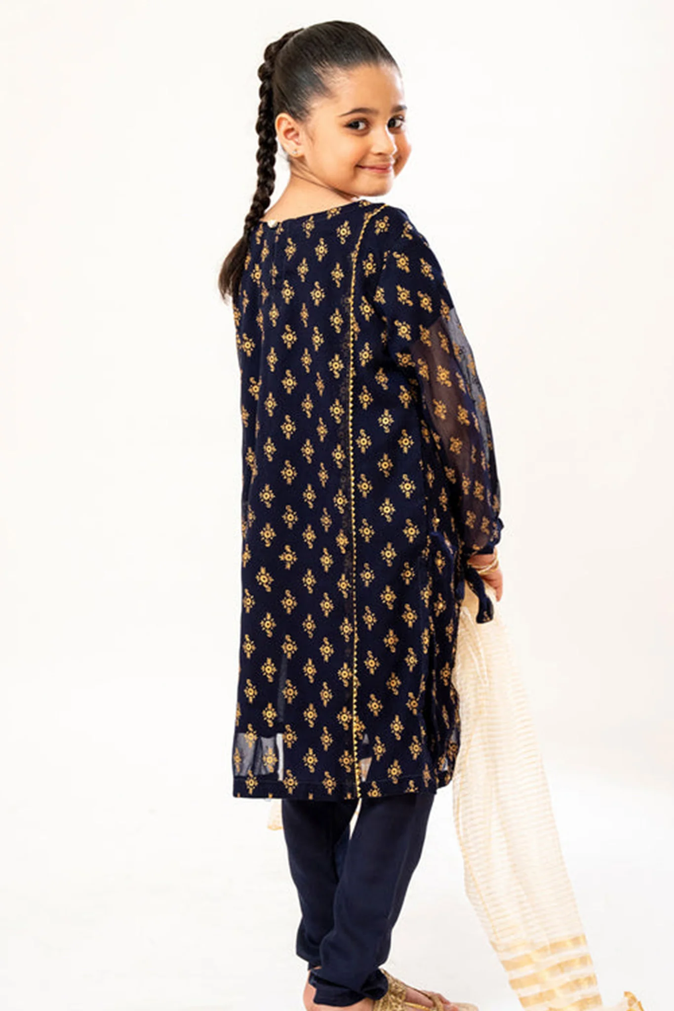 Shehzadiyan By Amna Khadija Stitched 3 Piece Festive Formals Pret Vol-02 Suit-AKS-31 - Image 3