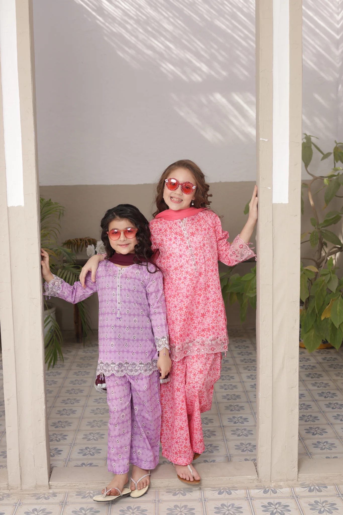 Pariyon Ki Duniya By Shanzey Stitched 3 Piece Co Ords Lawn Suit-SHK-5302 - Image 7
