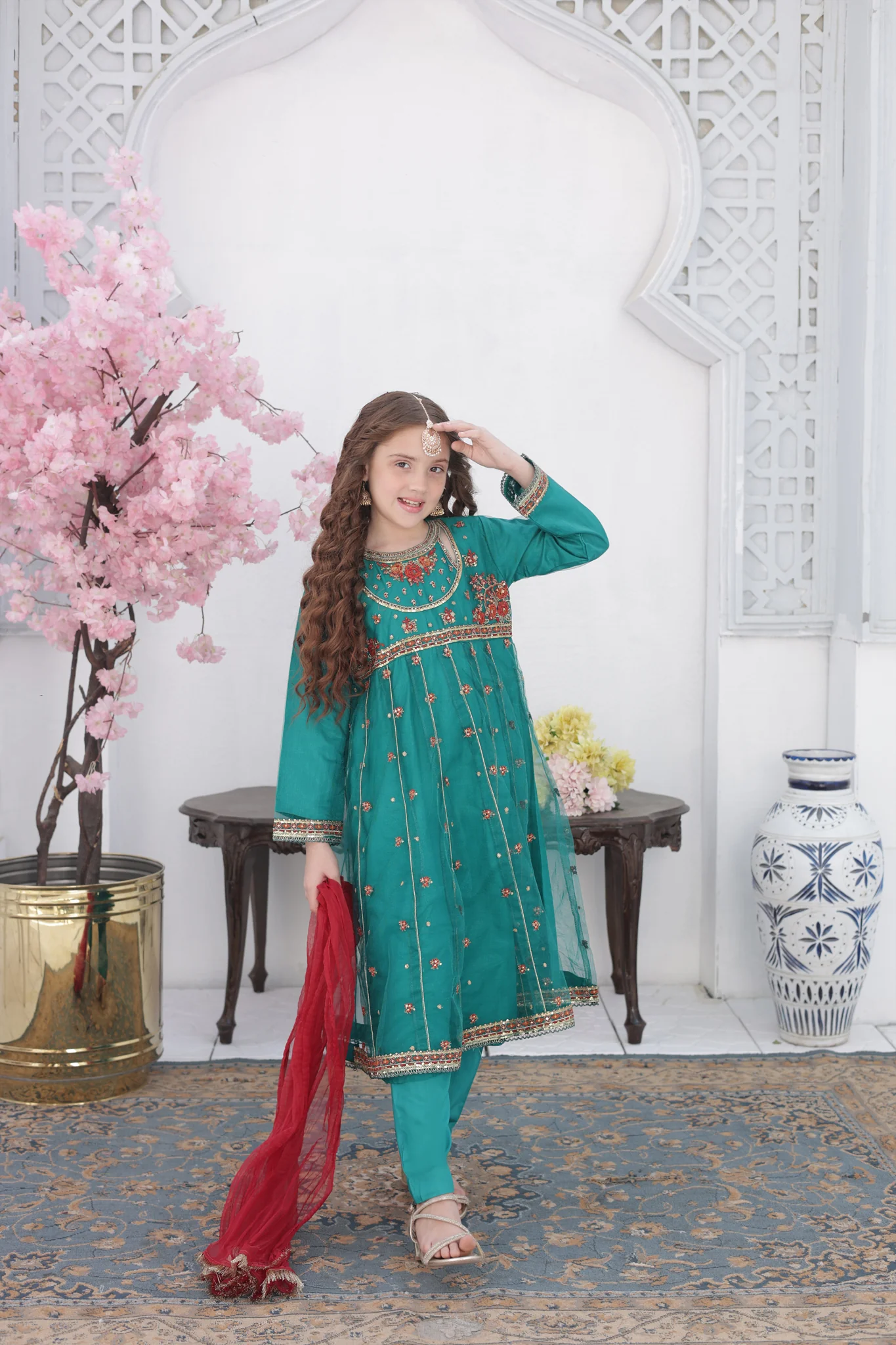 Roshni By Shanzey Stitched 3 Piece Formal Edit Suit-SHK-5802 - Image 4