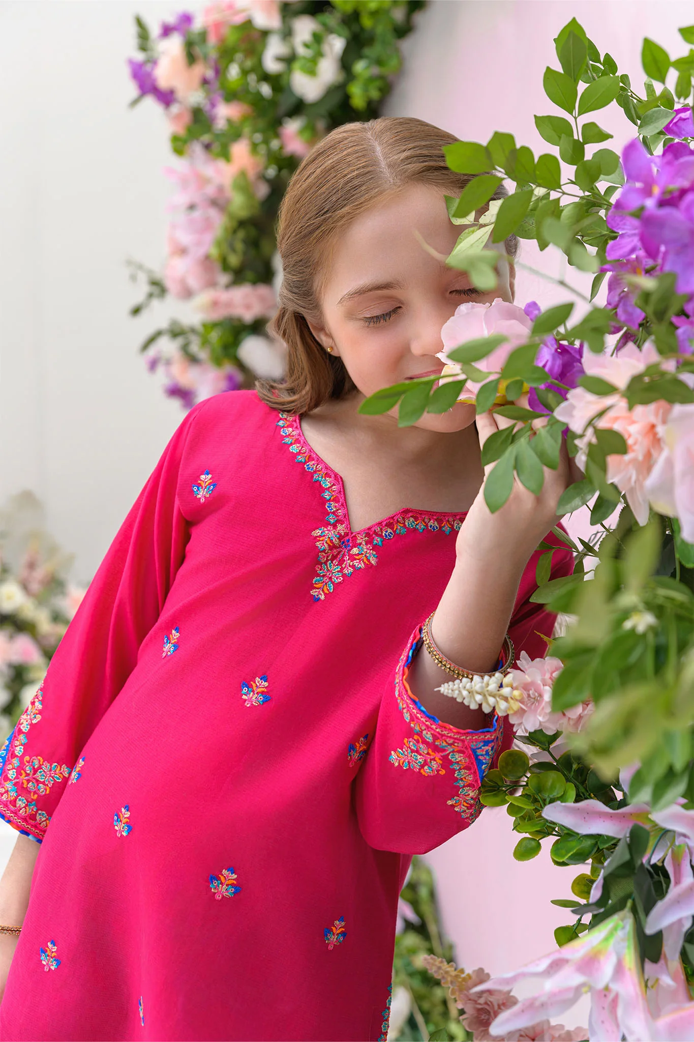 Silah By Fresh Bird Stitched 2 Piece Festive Summer Suit-Jugni - Image 4