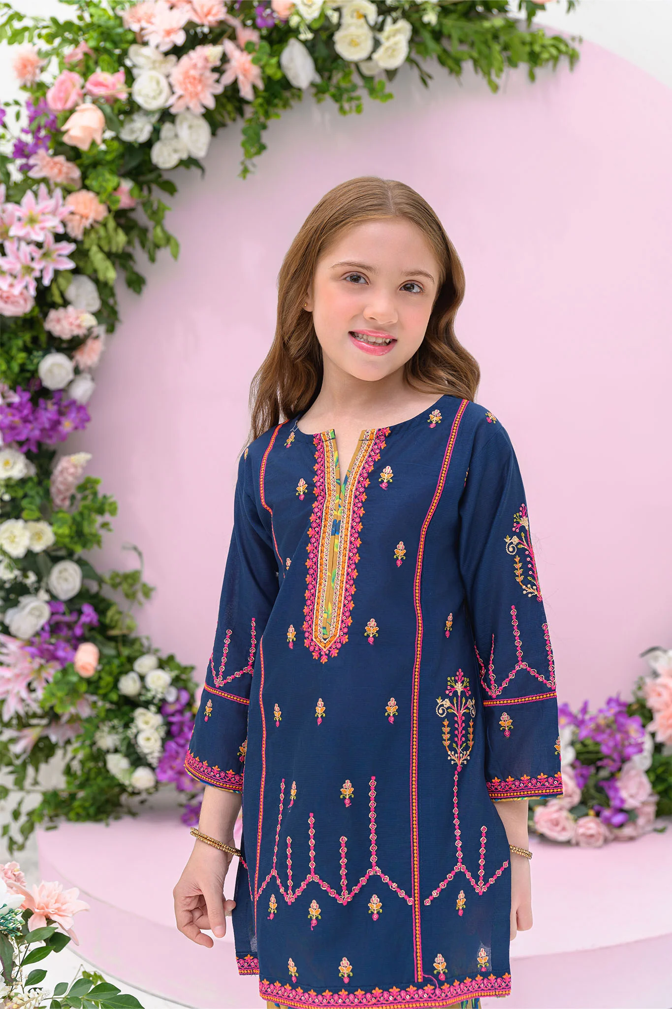 Silah By Fresh Bird Stitched 2 Piece Festive Summer Suit-Mellow - Image 8