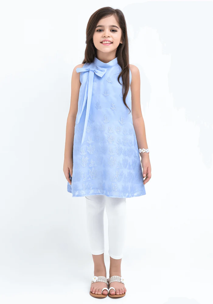 Ochre Clothing Silk Embroidered Top