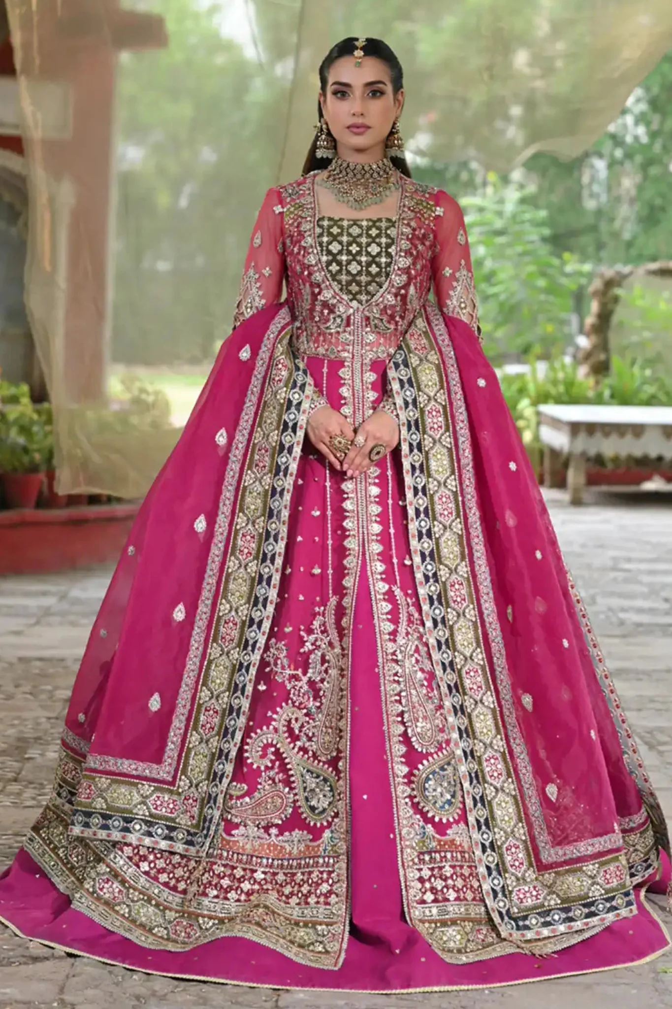 Singhar by Qalamkar Unstitched 3 Piece Wedding Formals Suit-RF-04-Rimel