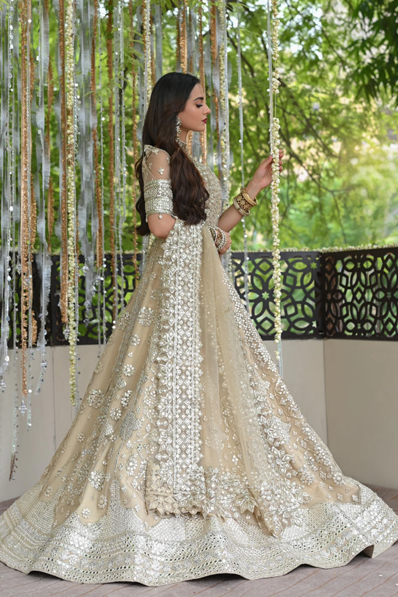 Singhar by Qalamkar Unstitched 3 Piece Wedding Formals Suit-RF-06-Roop - Image 3