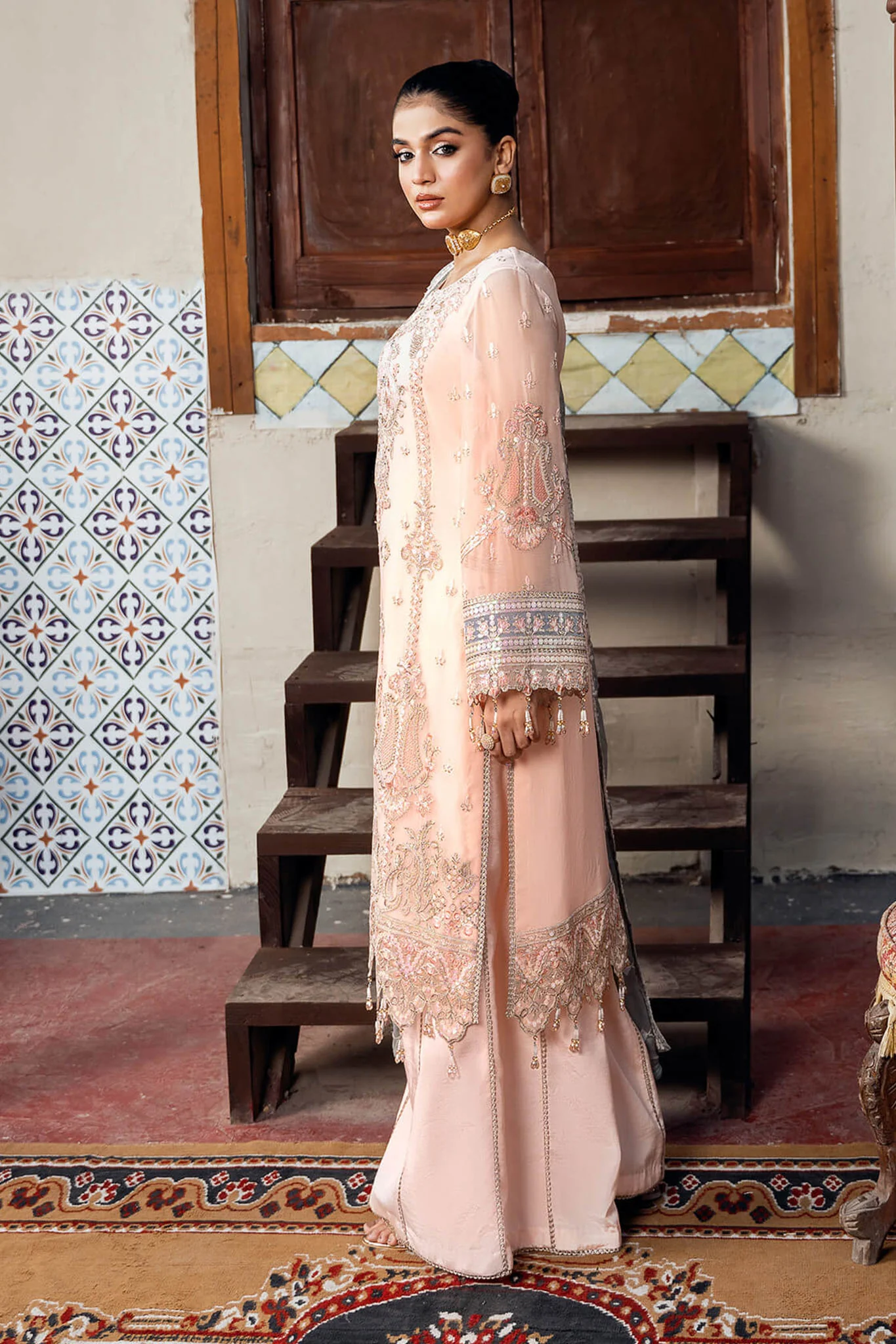 Sitarah By Imrozia X Serene Unstitched 3 Piece Luxury Chiffon Suit-I-213-Roshnayi - Image 3