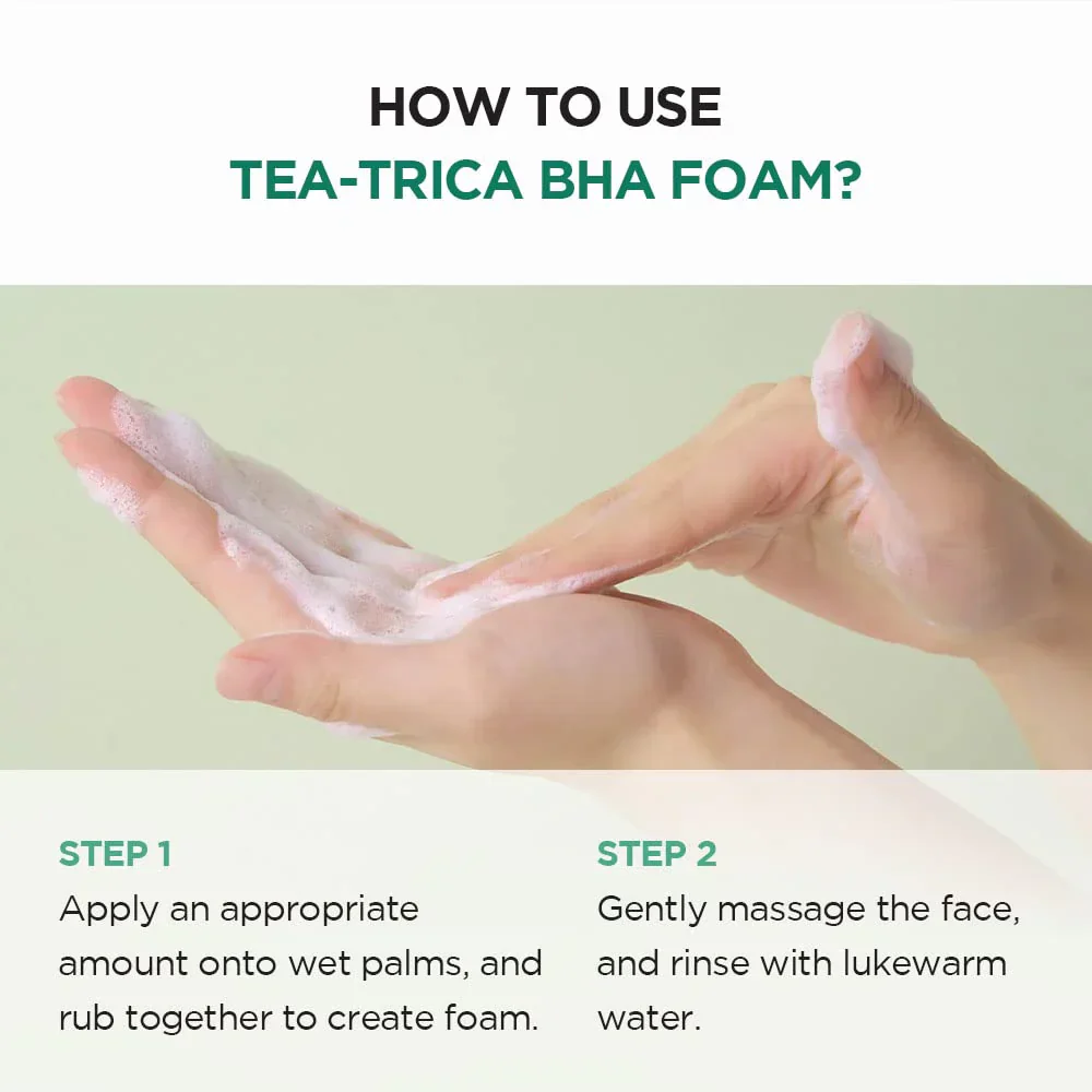 Skin1004 Madagascar Centella Tea-trica BHA Foam - Image 3