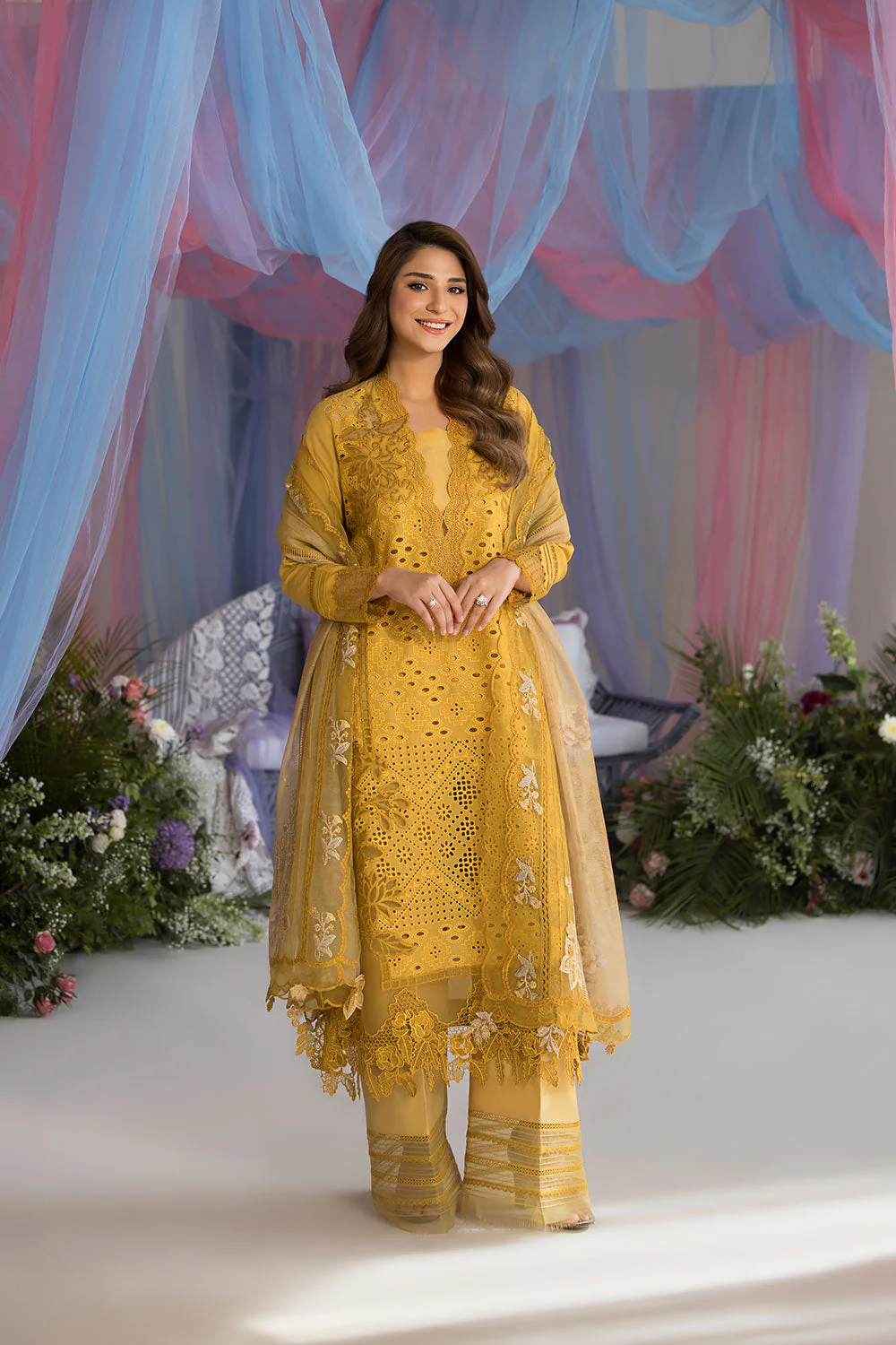 Sobia Nazir Unstitched 3 Piece Luxury Lawn Collection-D-01-A - Image 2