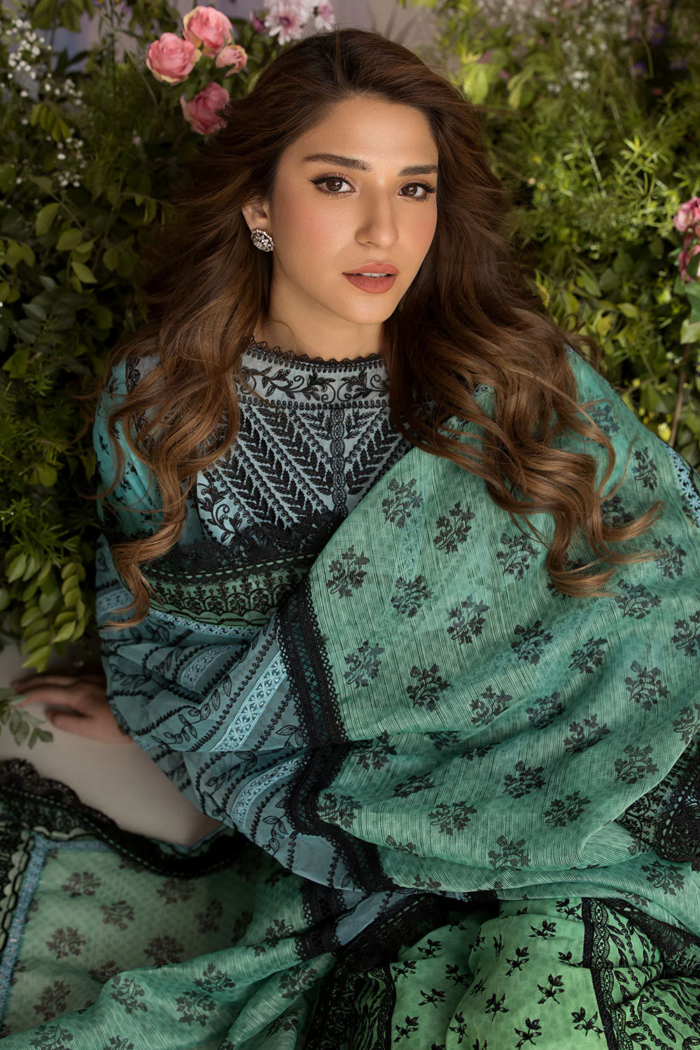 Sobia Nazir Unstitched 3 Piece Luxury Lawn Collection-D-12-A - Image 3