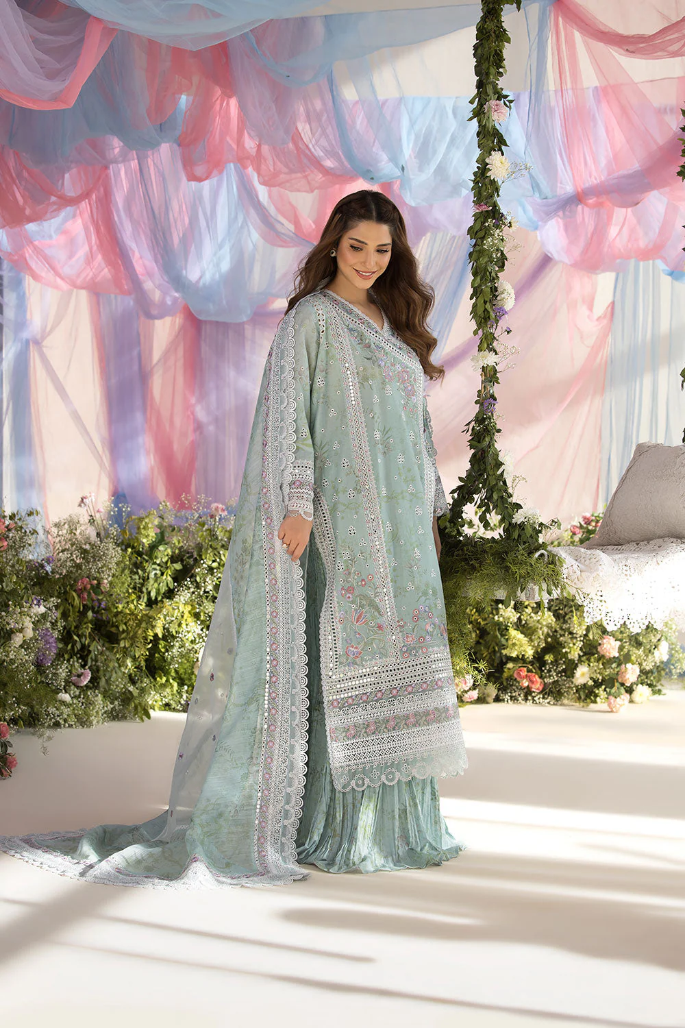 Sobia Nazir Unstitched 3 Piece Luxury Lawn Collection-D-13-A - Image 3