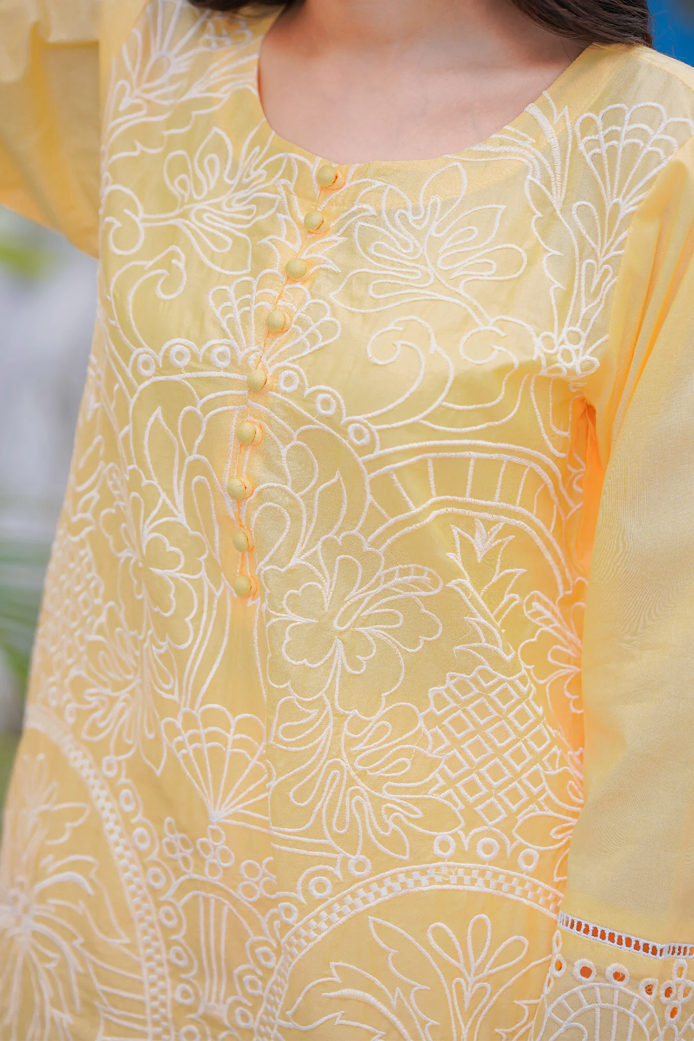 Daily Desire By Abeera Stitched 2 Piece Cotton Suit-Soft Sophistication - Image 2