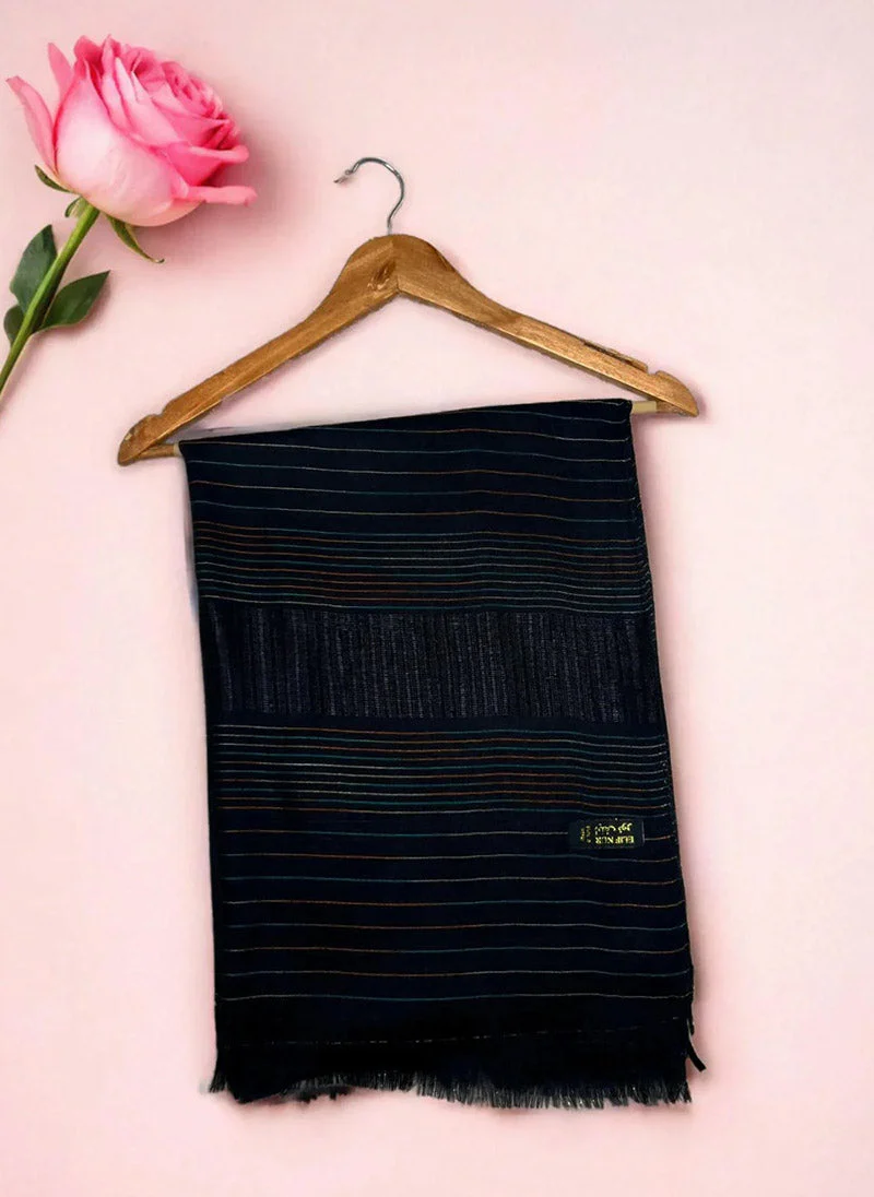 Hijab Ul Hareem Solid Stripe Hijab - Image 2