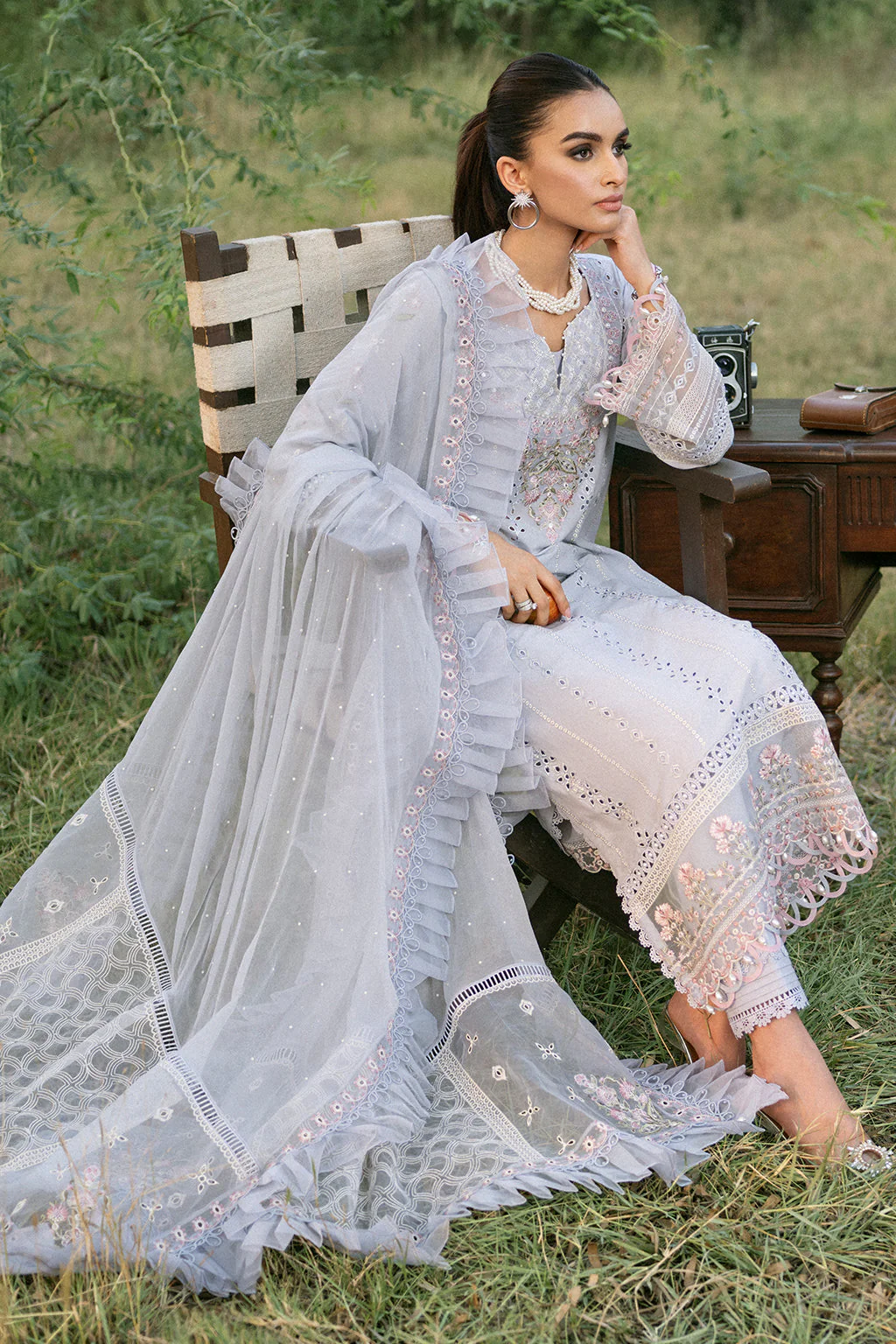 Sardinia Unstitched 3 Piece Luxury Lawn Collection-SOPHIA - Image 8