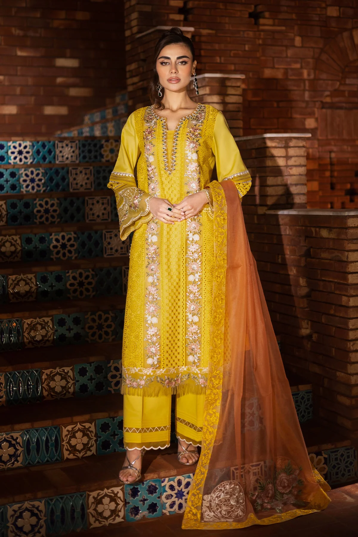 Imrozia Serene Stitched 3 Piece Luxury Summer Suit-SP-52 WANIA