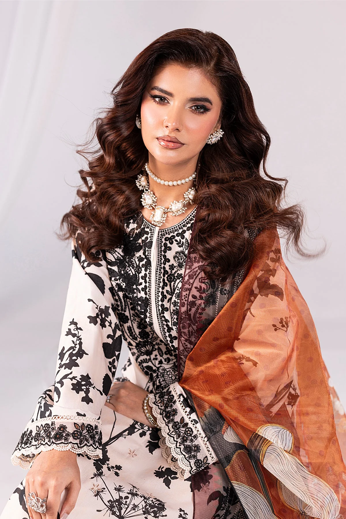 Noor By Imrozia Serene Stitched 3 Piece Summer Suit-SP-59 RIMAYAH - Image 3