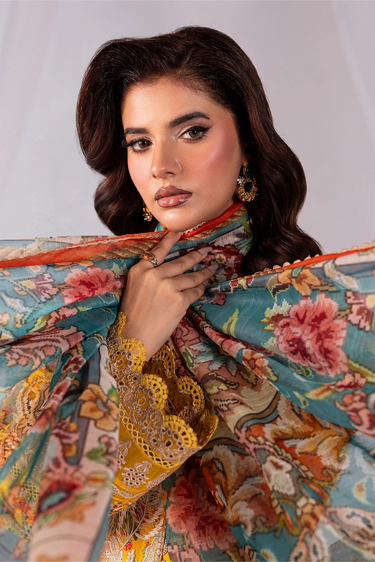 Noor By Imrozia Serene Stitched 3 Piece Summer Suit-SP-69 ANEEQA - Image 4
