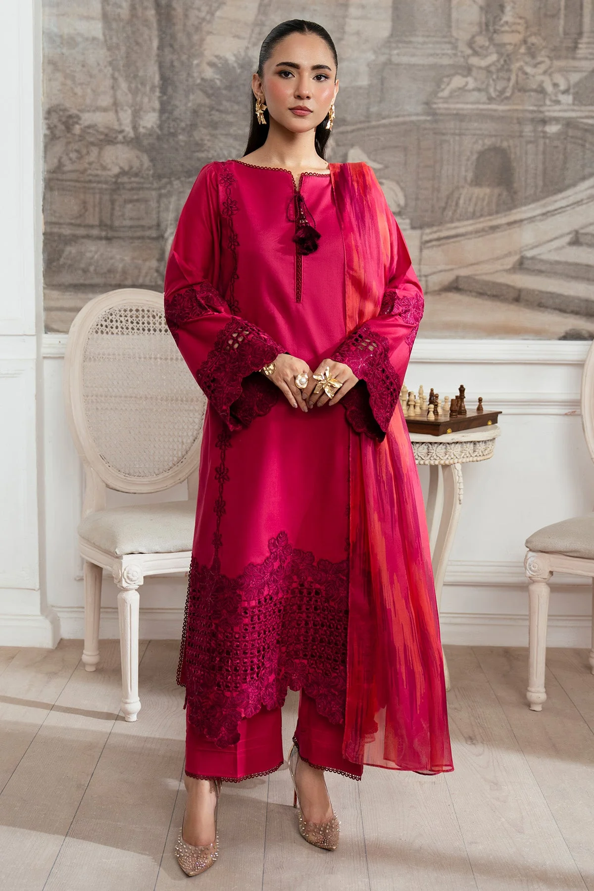 Kianna Pret By Imrozia Serene Stitched Summer Lawn Suit-SP-83 RENEE