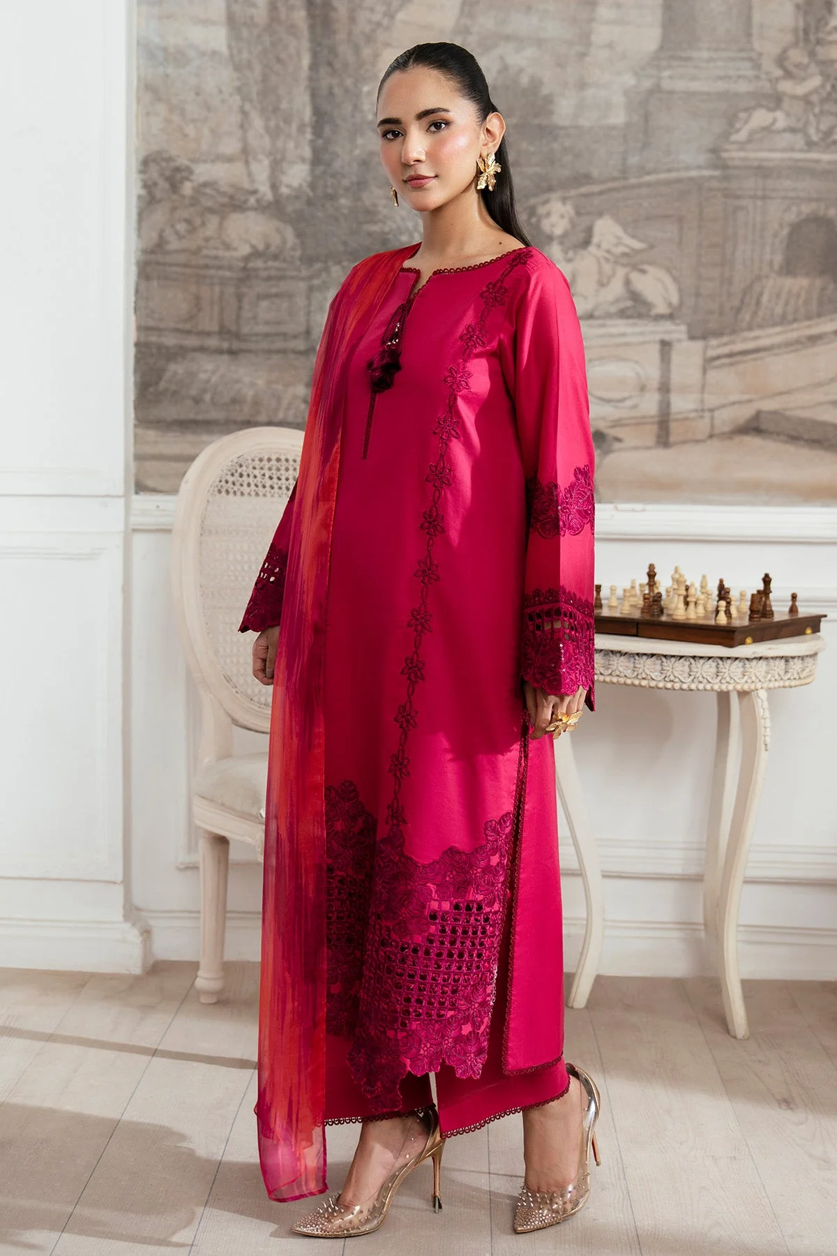 Kianna Pret By Imrozia Serene Stitched Summer Lawn Suit-SP-83 RENEE - Image 4
