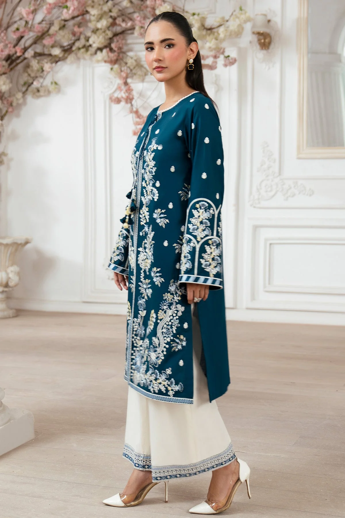 Kianna Pret By Imrozia Serene Stitched Summer Lawn Suit-SP-79 Ishana - Image 2