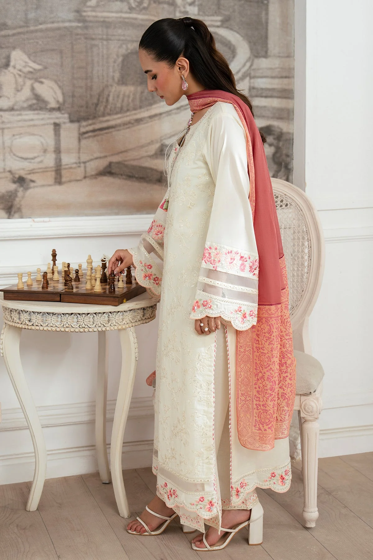 Kianna Pret By Imrozia Serene Stitched Summer Lawn Suit-SP-81 Waverly - Image 4
