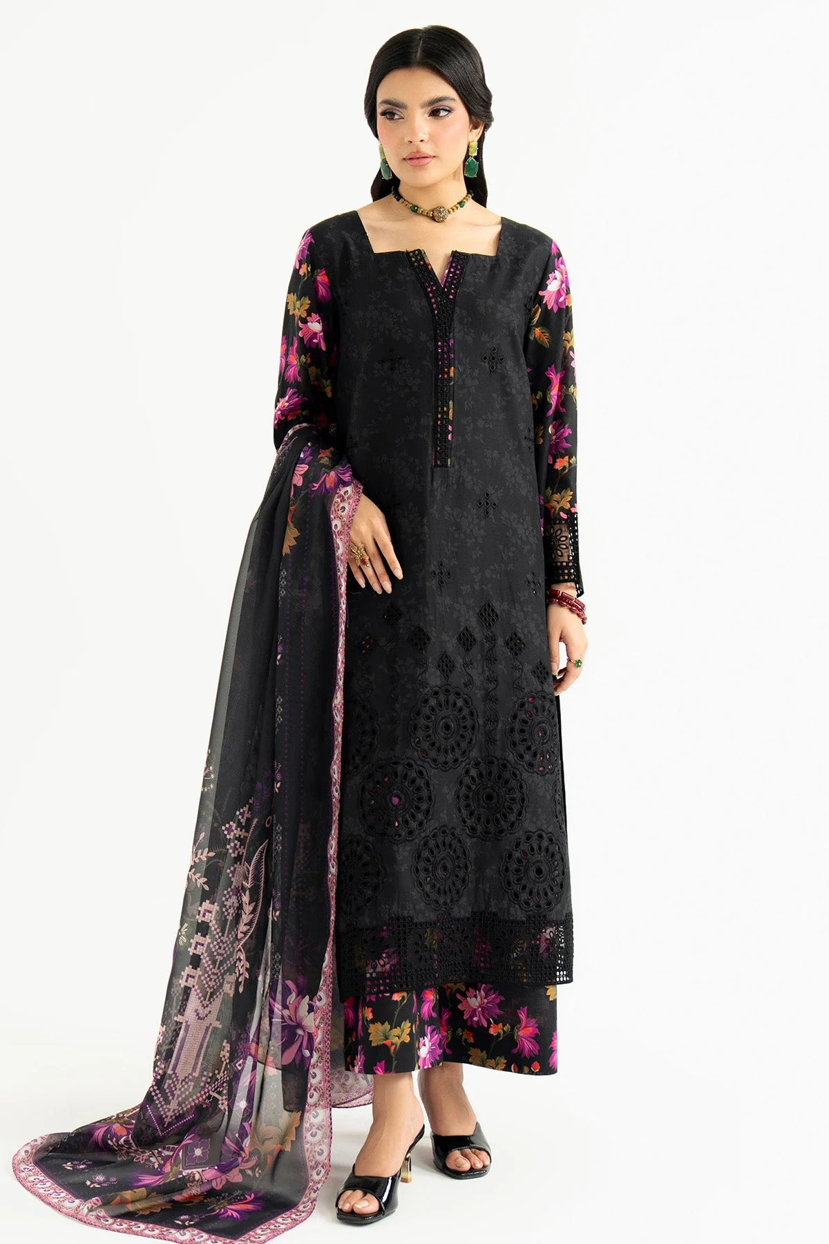 Sifa By Imrozia Serene Stitched 3 Piece Summer Suit-SP-90 Lyra