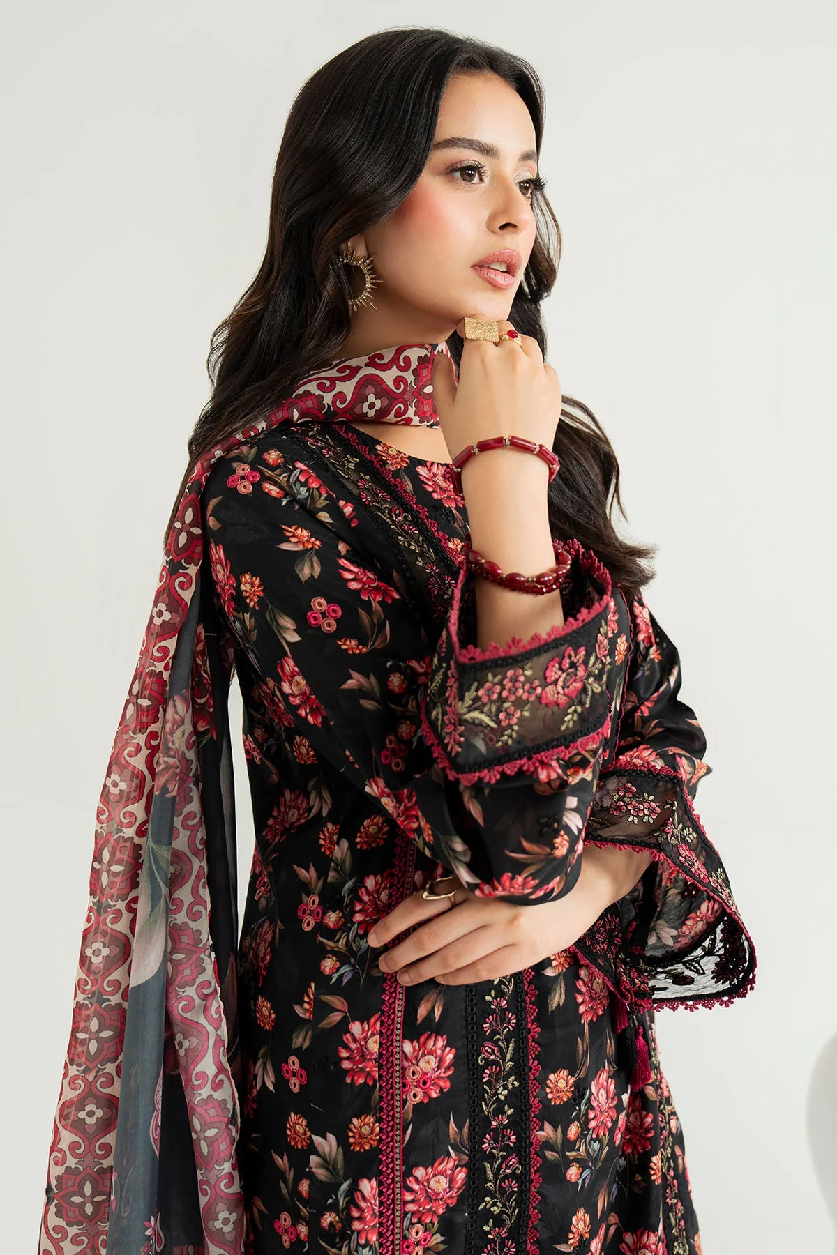 Sifa By Imrozia Serene Stitched 3 Piece Summer Suit-SP-93 Zyla - Image 2