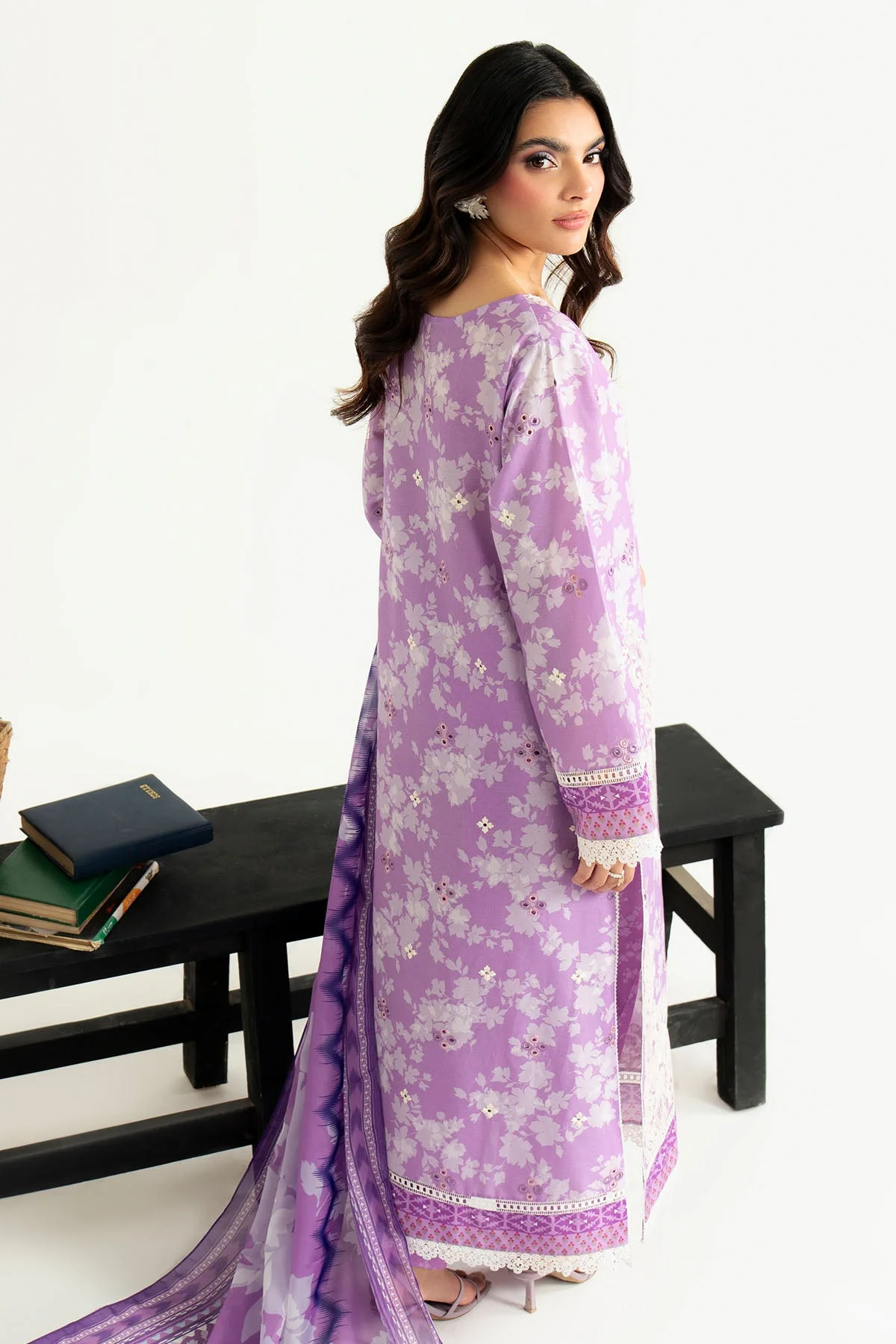 Sifa By Imrozia Serene Stitched 3 Piece Summer Suit-SP-96 Lina - Image 4