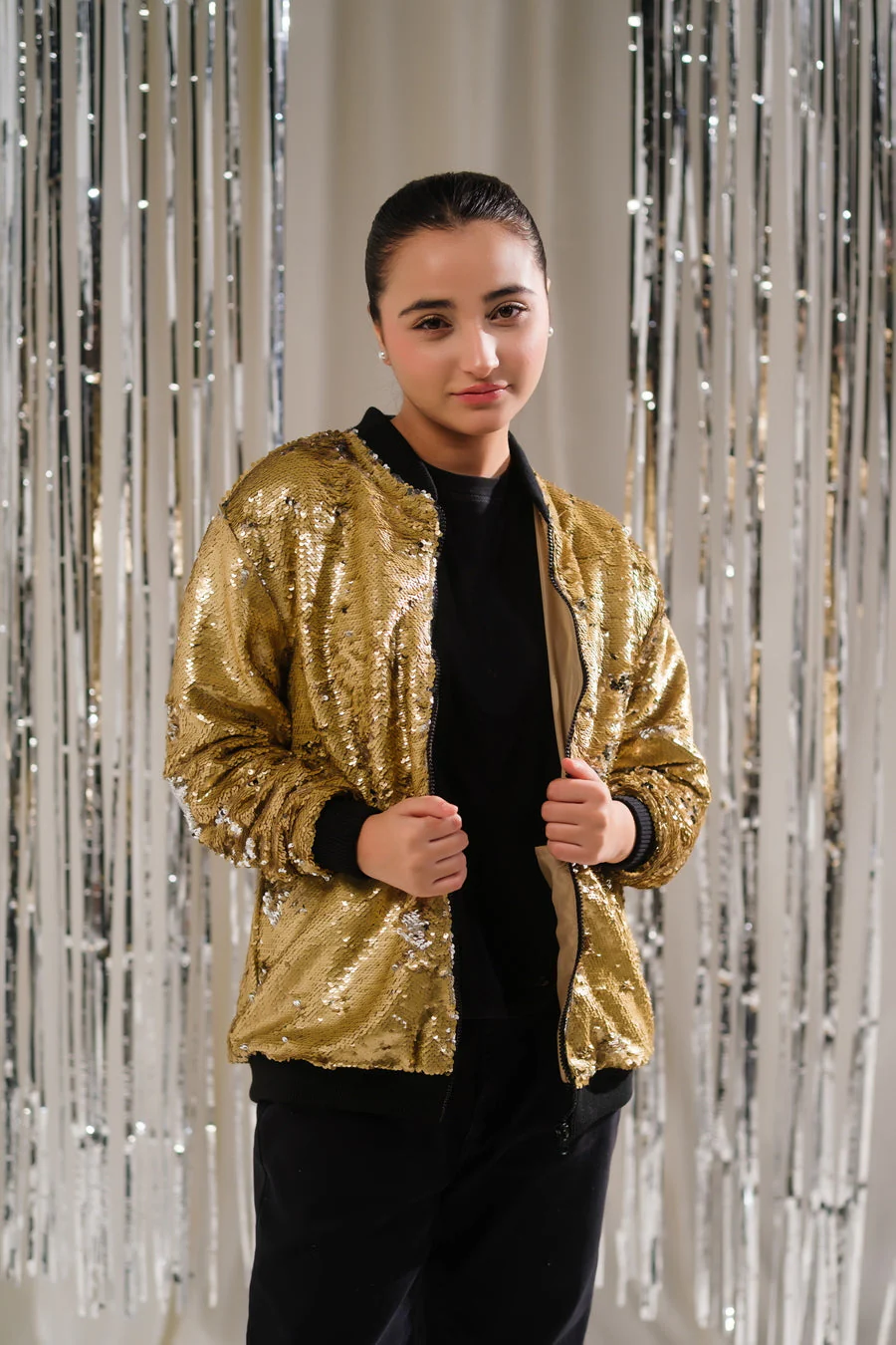 Sprinkles Coat Jacket Kids Suit-Gold Glamour - Image 5
