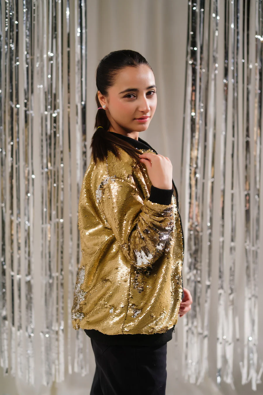 Sprinkles Coat Jacket Kids Suit-Gold Glamour - Image 8