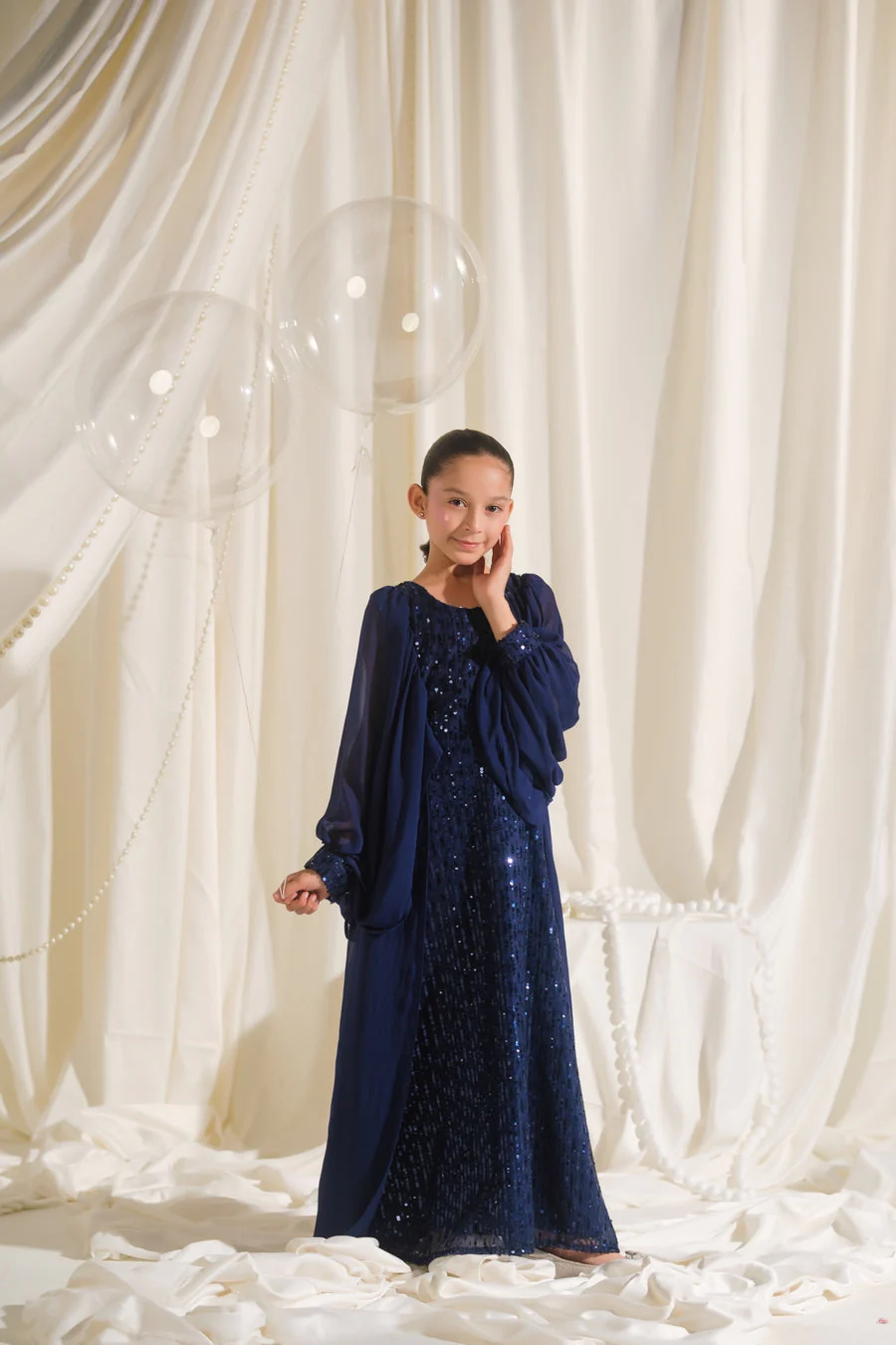 Sprinkles Stitched Kids Festive Formals Collection-Sapphire Veil - Image 10